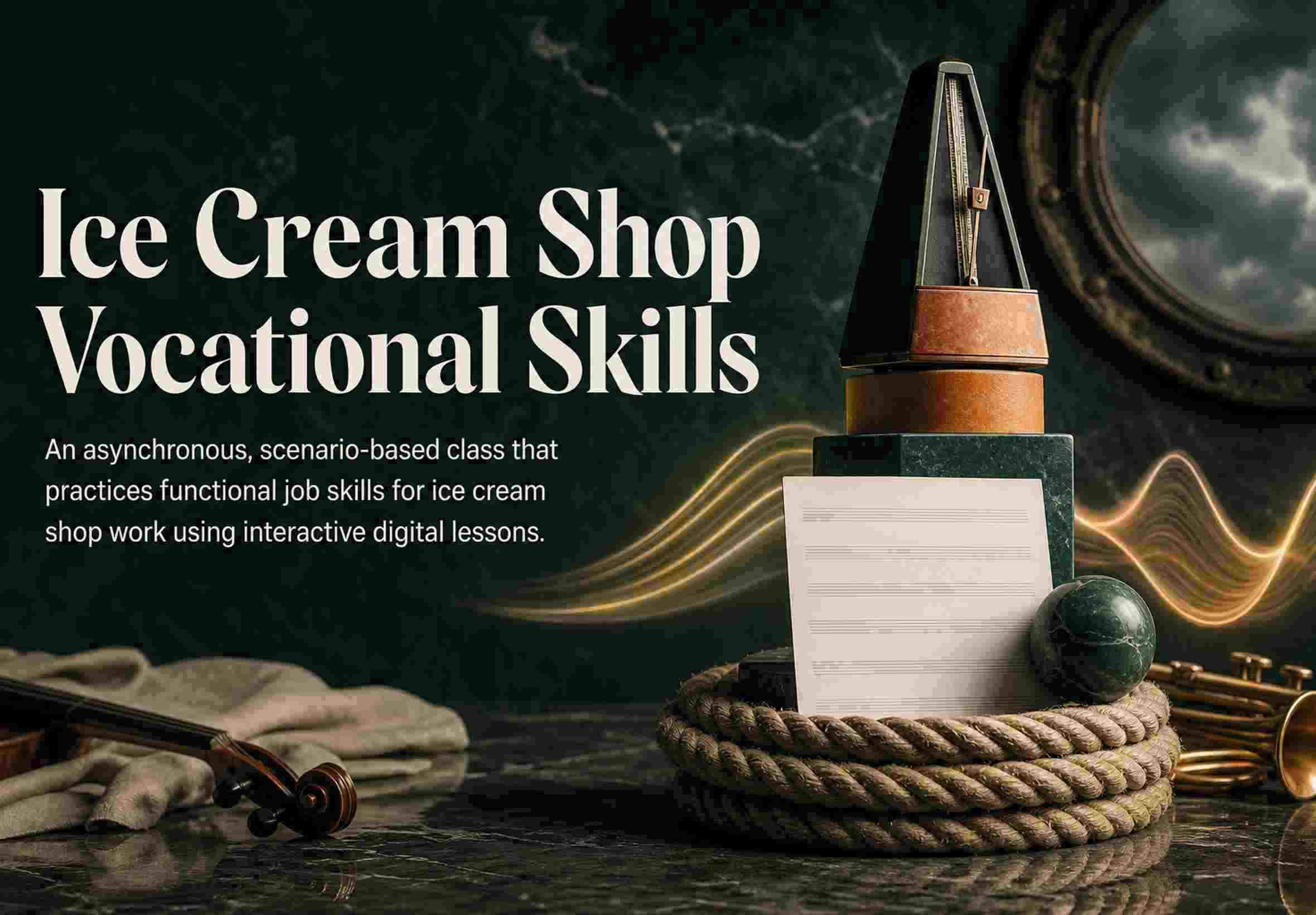 Ice Cream Shop Vocational Skills