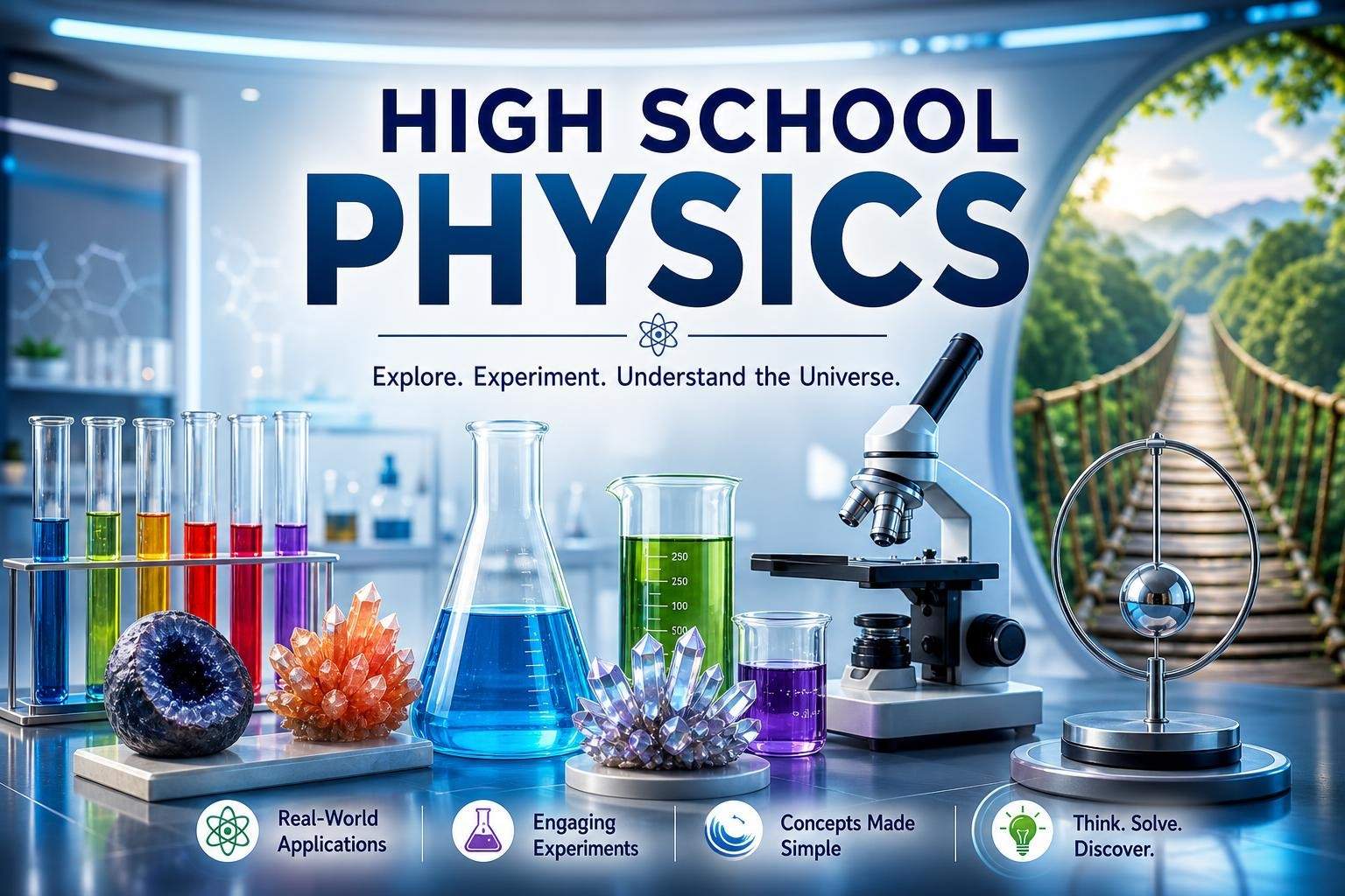 High School Physics — Full-Year Course (Standards-Aligned)