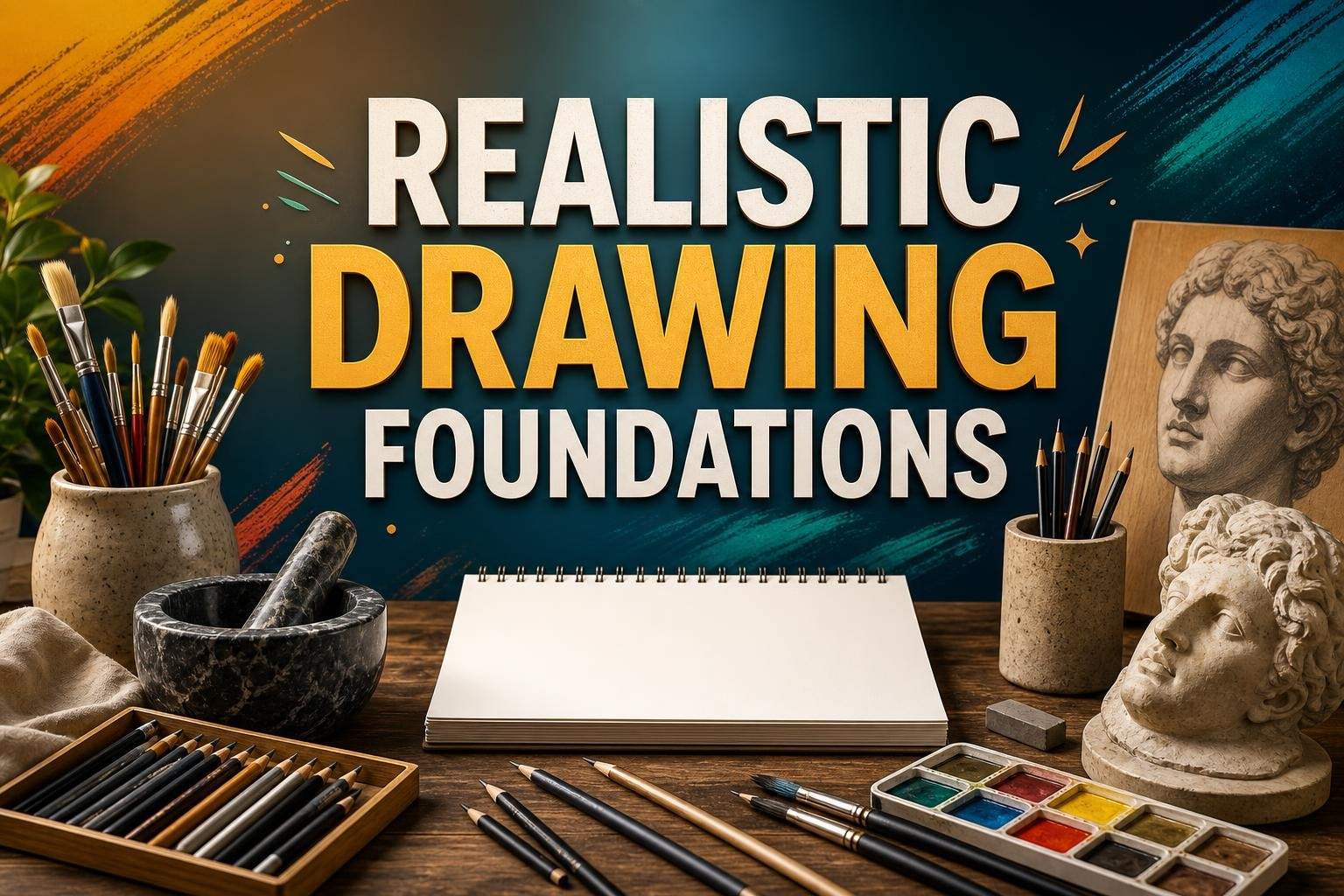 Realistic Drawing Foundations: Step-by-Step Beginner Skills