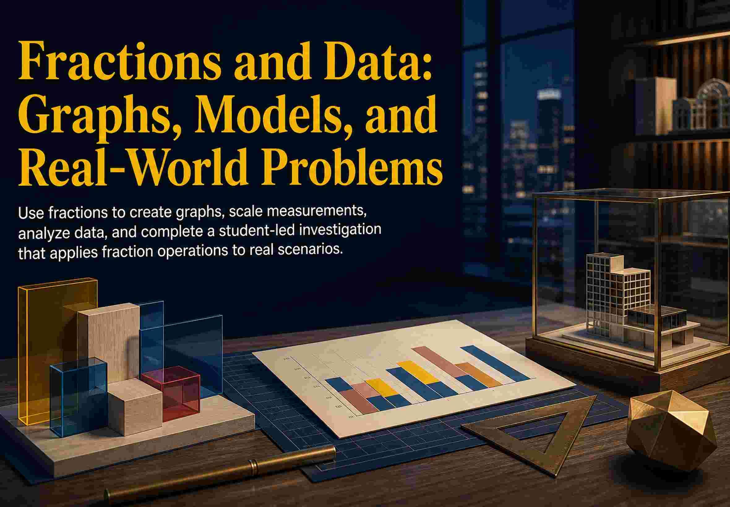 Fractions and Data: Graphs, Models, and Real‑World Problems