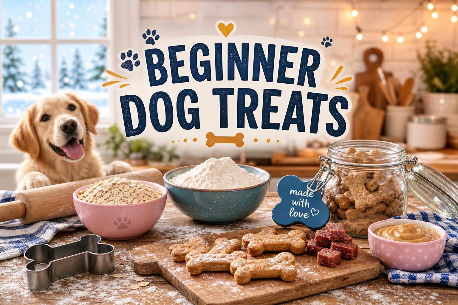 Beginner Dog Treats: No-Bake, Frozen, and Baked Recipes