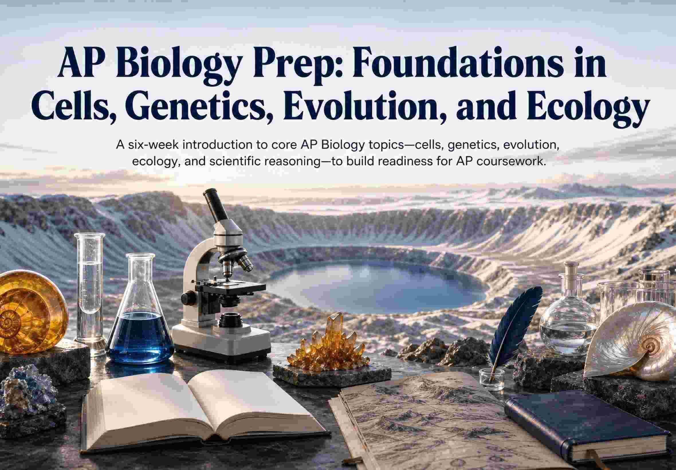 AP Biology Prep: Foundations in Cells, Genetics, Evolution, and Ecology