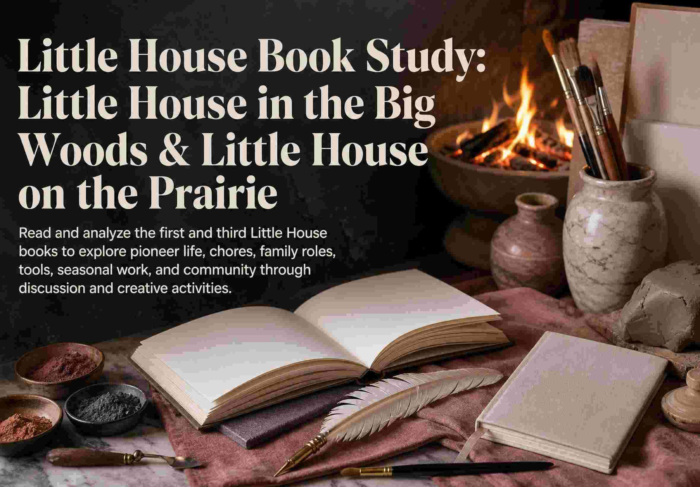 Little House Book Study: Little House in the Big Woods & Little House on the Prairie