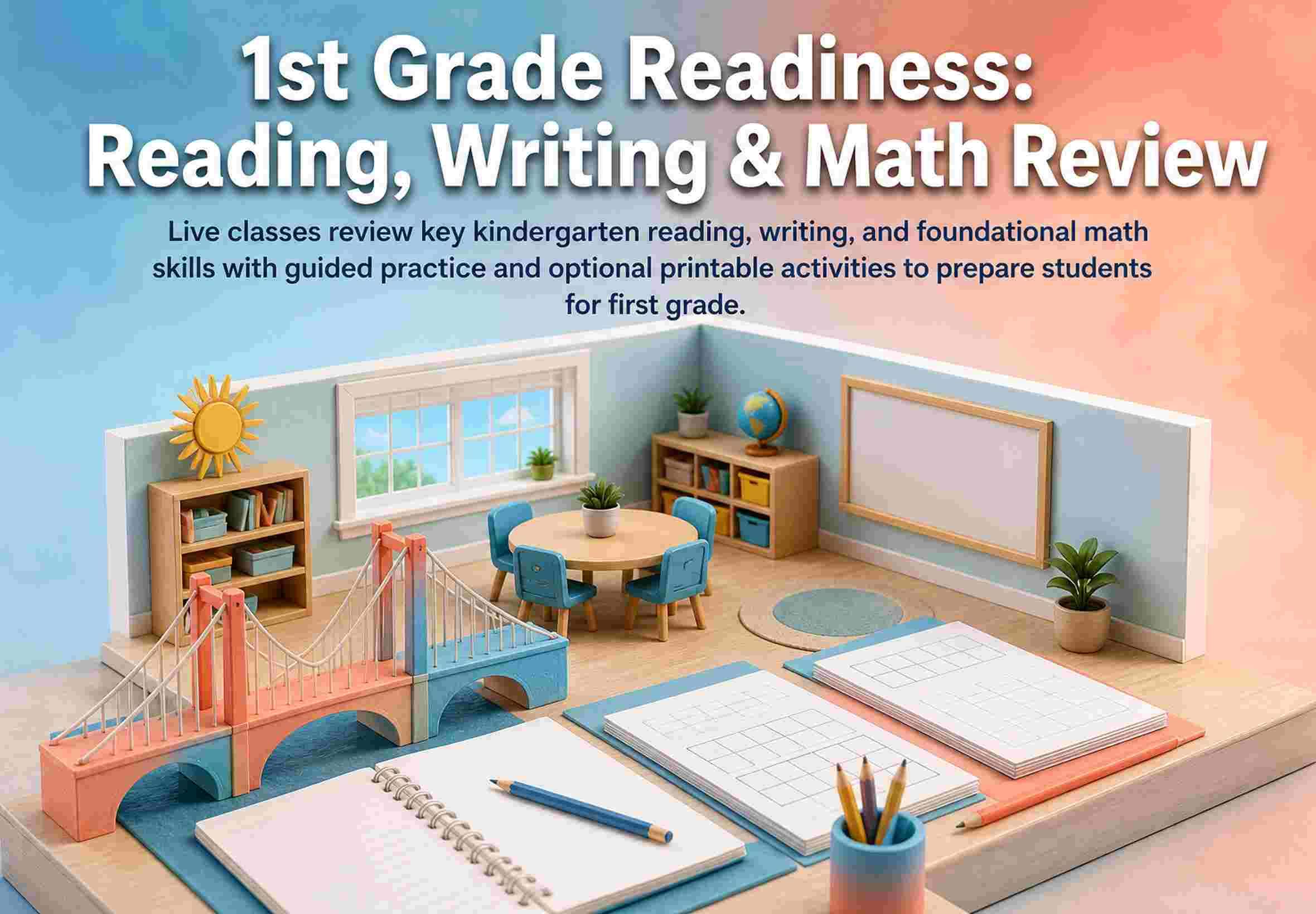 1st Grade Readiness: Reading, Writing & Math Review