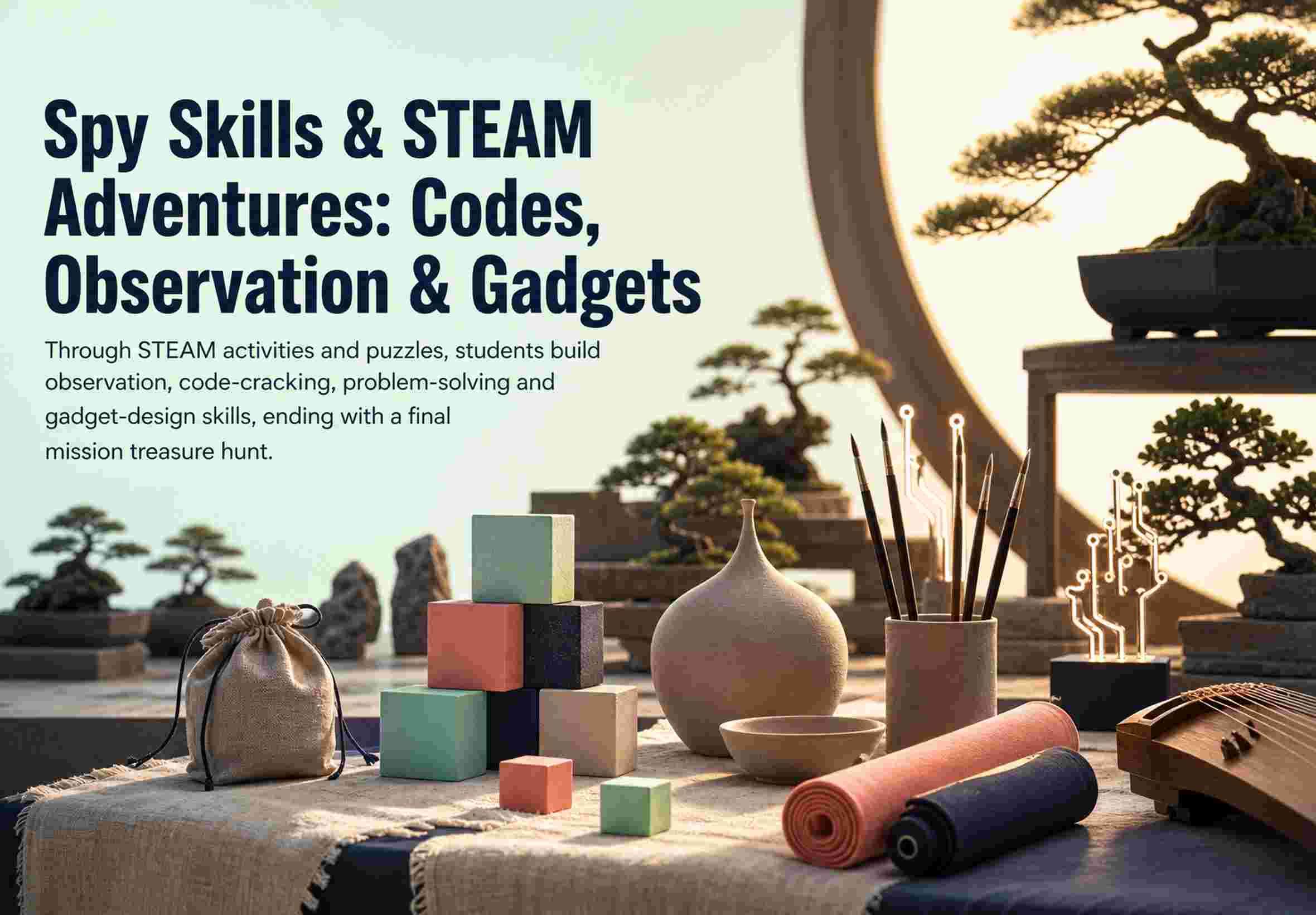 Spy Skills & STEAM Adventures: Codes, Observation & Gadgets