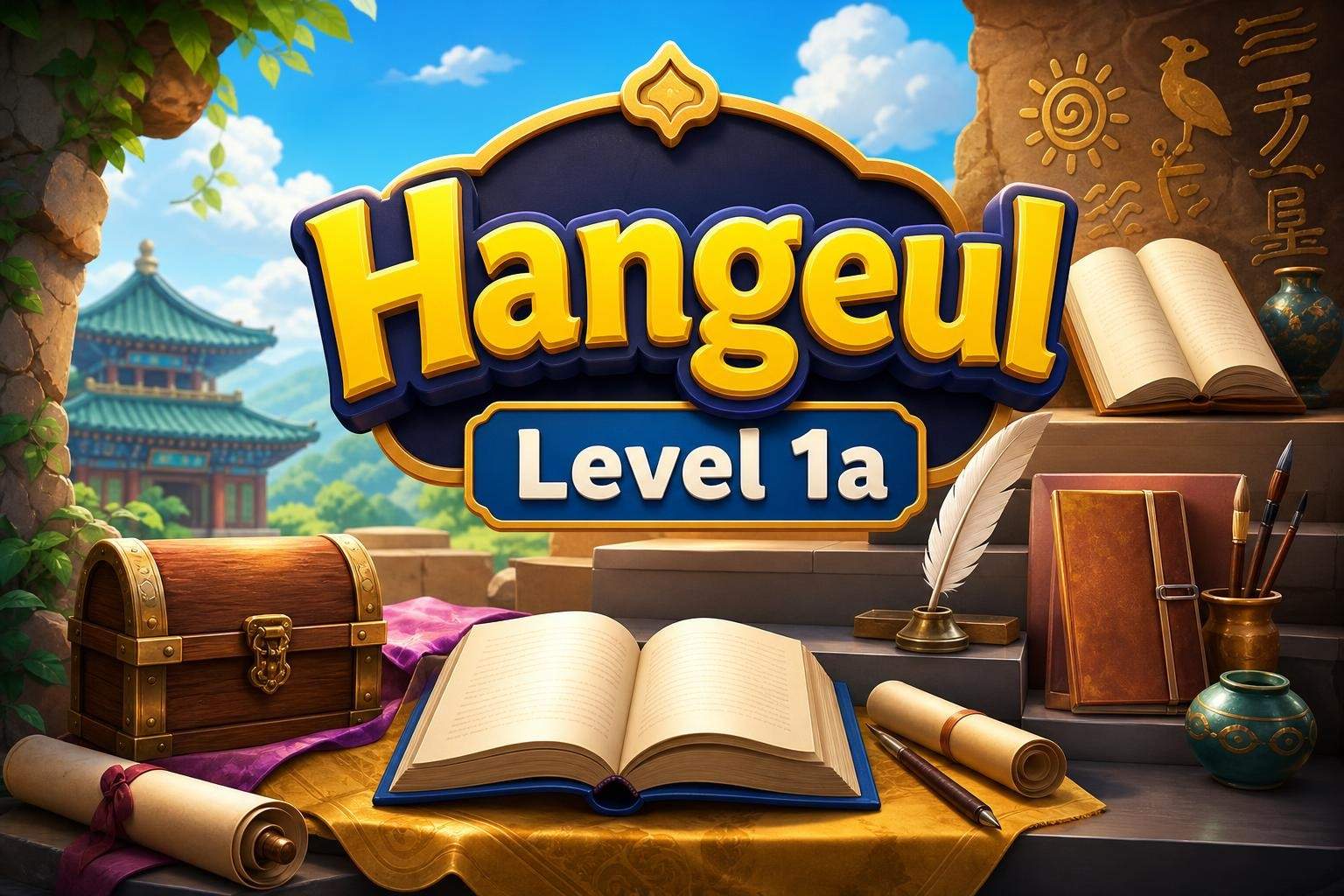 Hangeul Level 1a: Korean Alphabet, Reading and Basic Conversation