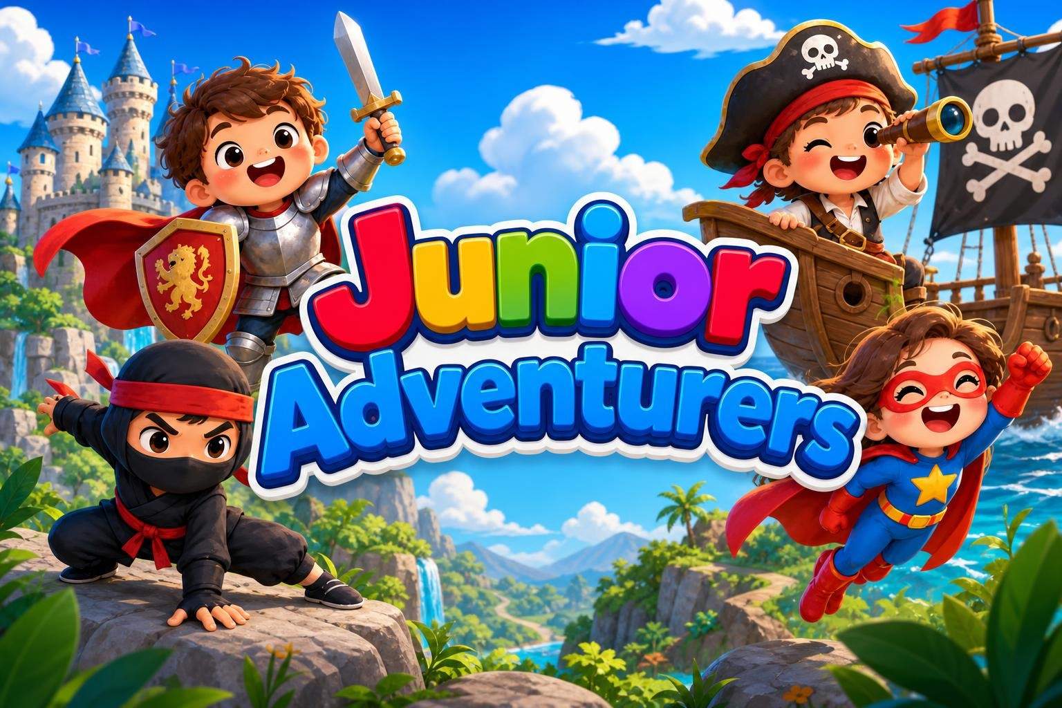 Junior Adventurers: Knights, Ninjas, Pirates & Superheroes