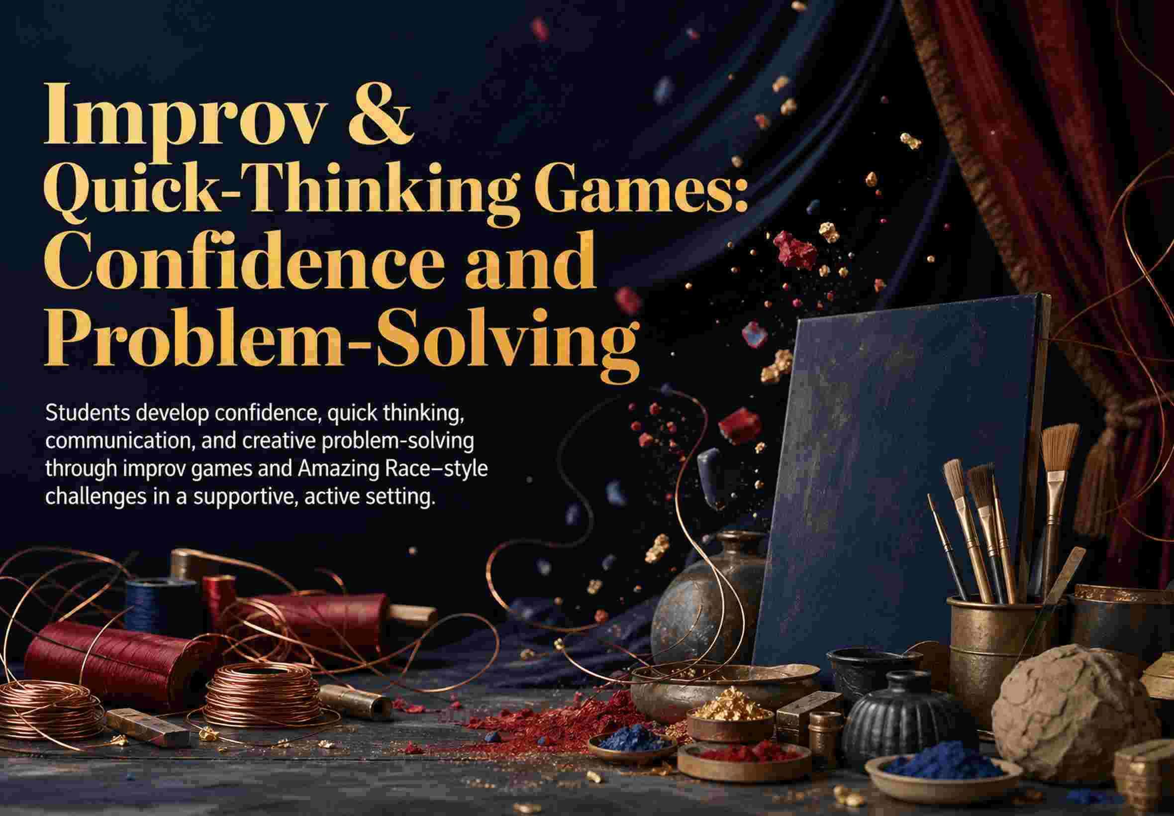 Improv & Quick-Thinking Games: Confidence and Problem-Solving
