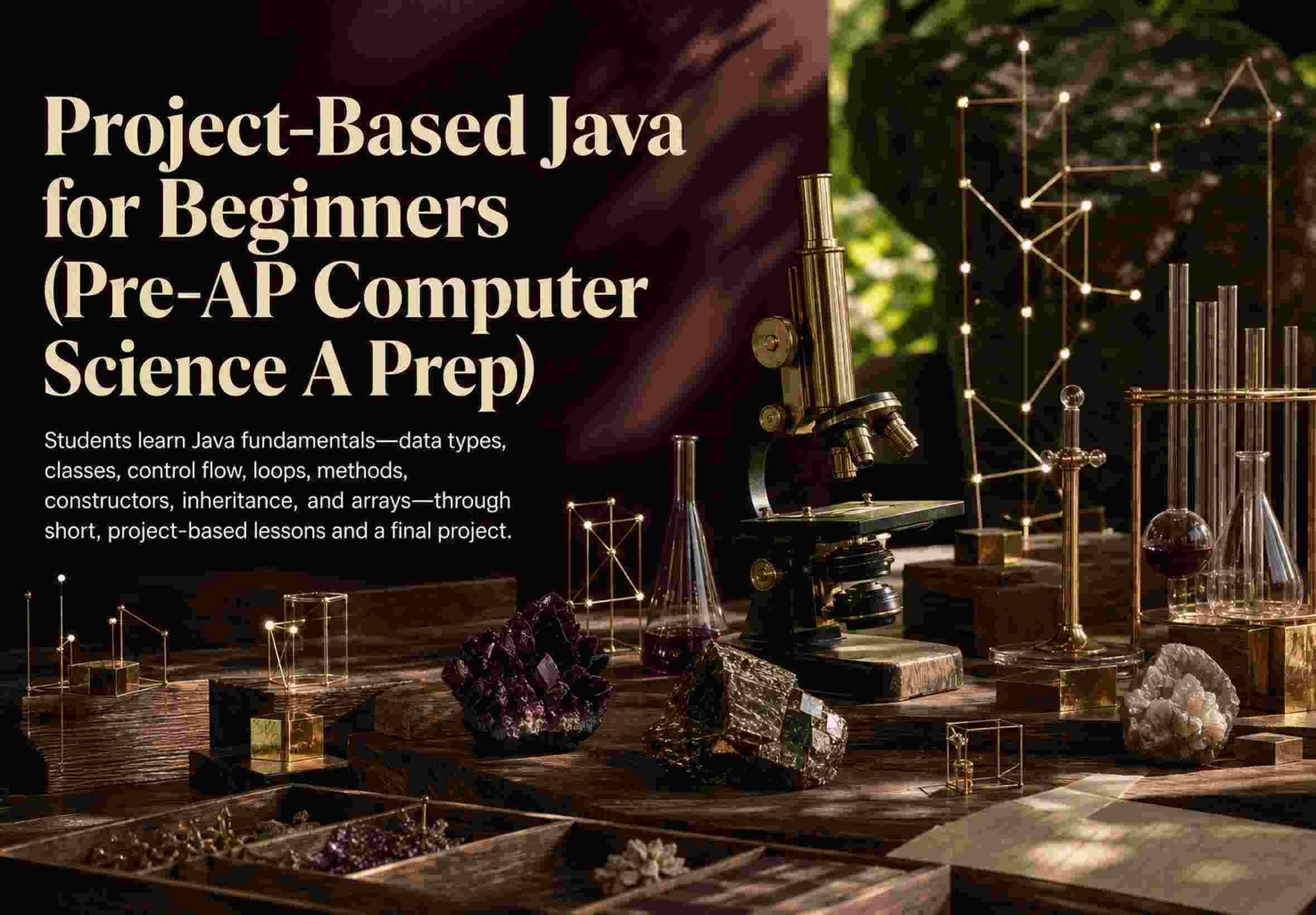 Project-Based Java for Beginners (Pre-AP Computer Science A Prep)