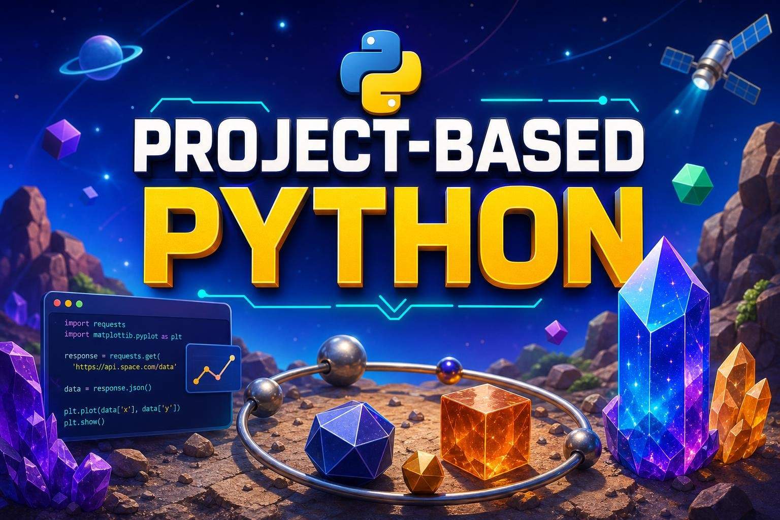 Project-Based Python: Pygame, APIs, and Data Analysis