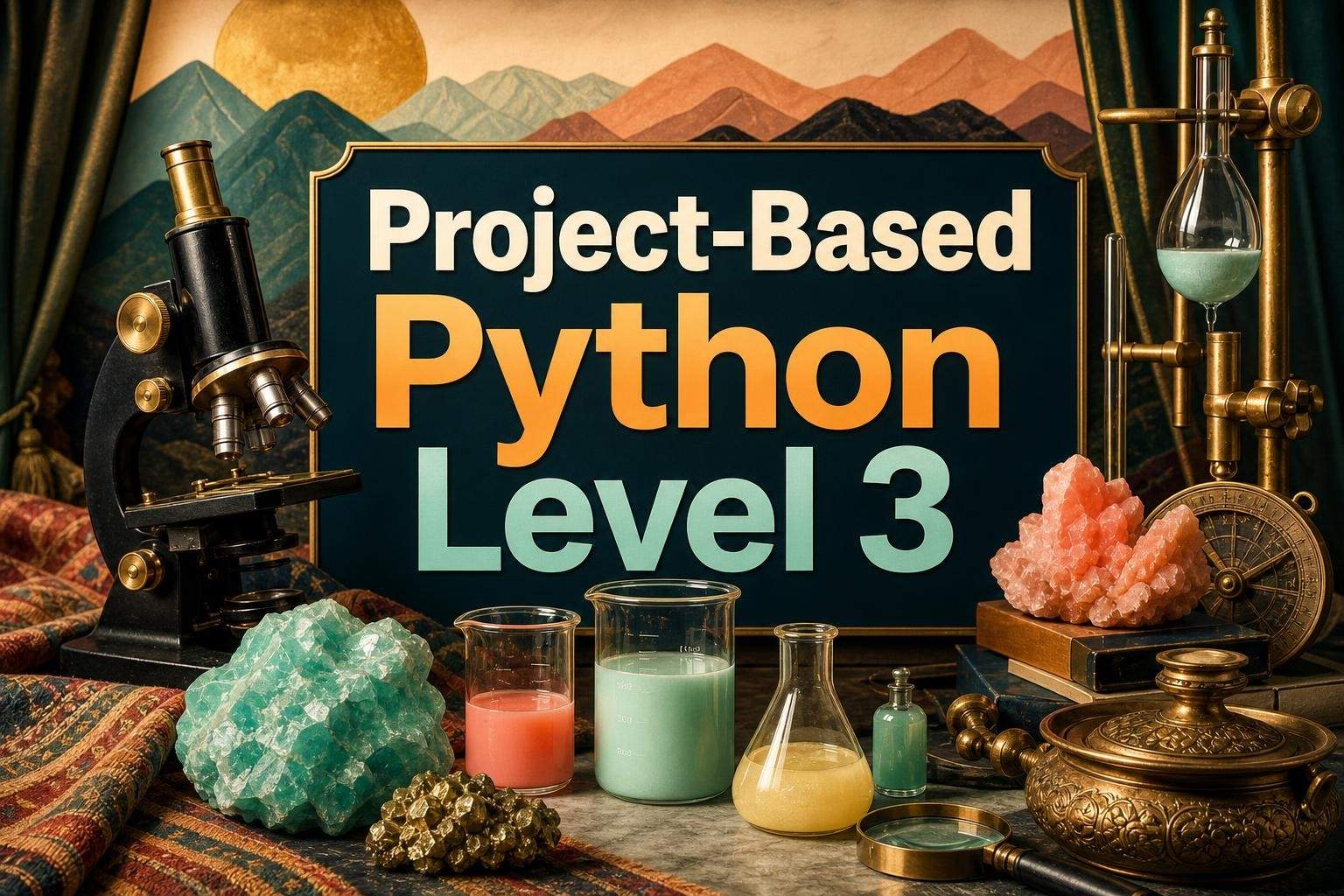 Project-Based Python Level 3: GUIs, Games, APIs, and Web