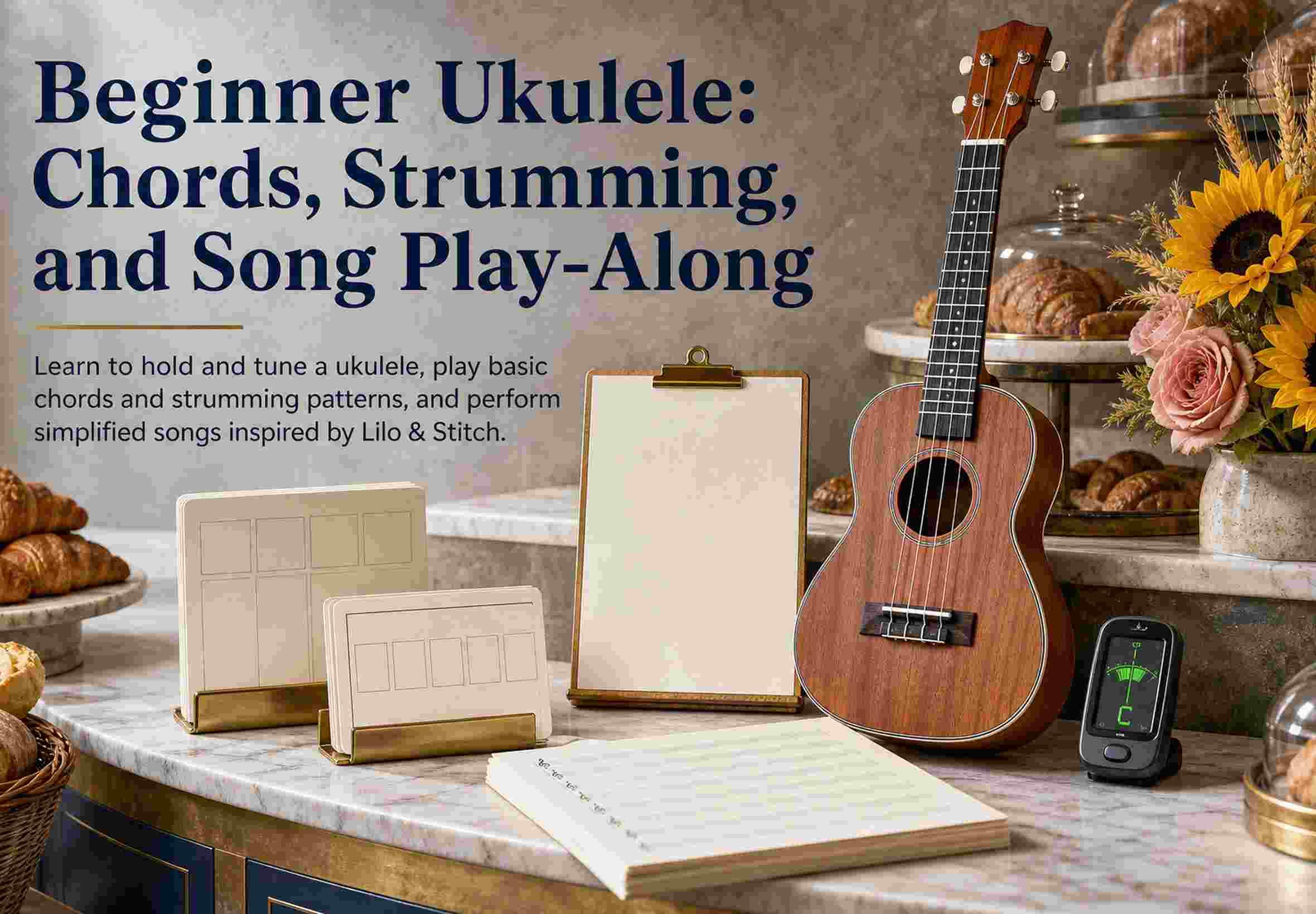 Beginner Ukulele: Chords, Strumming, and Song Play-Along