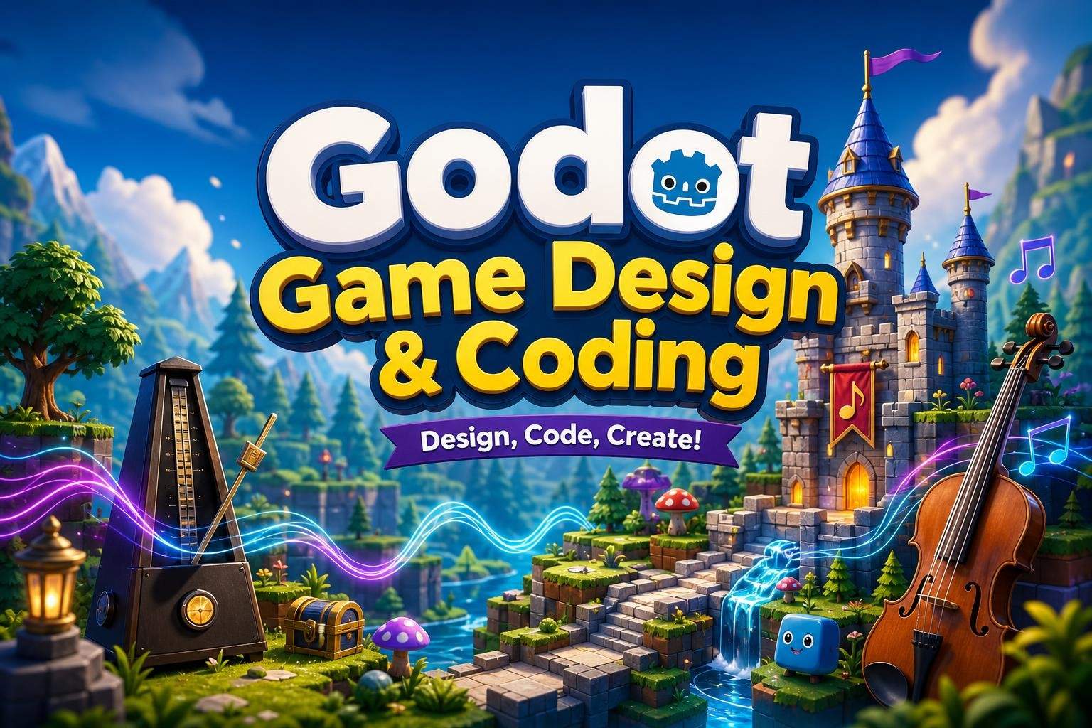 Godot Game Design & Coding: Intro to 2D and 3D