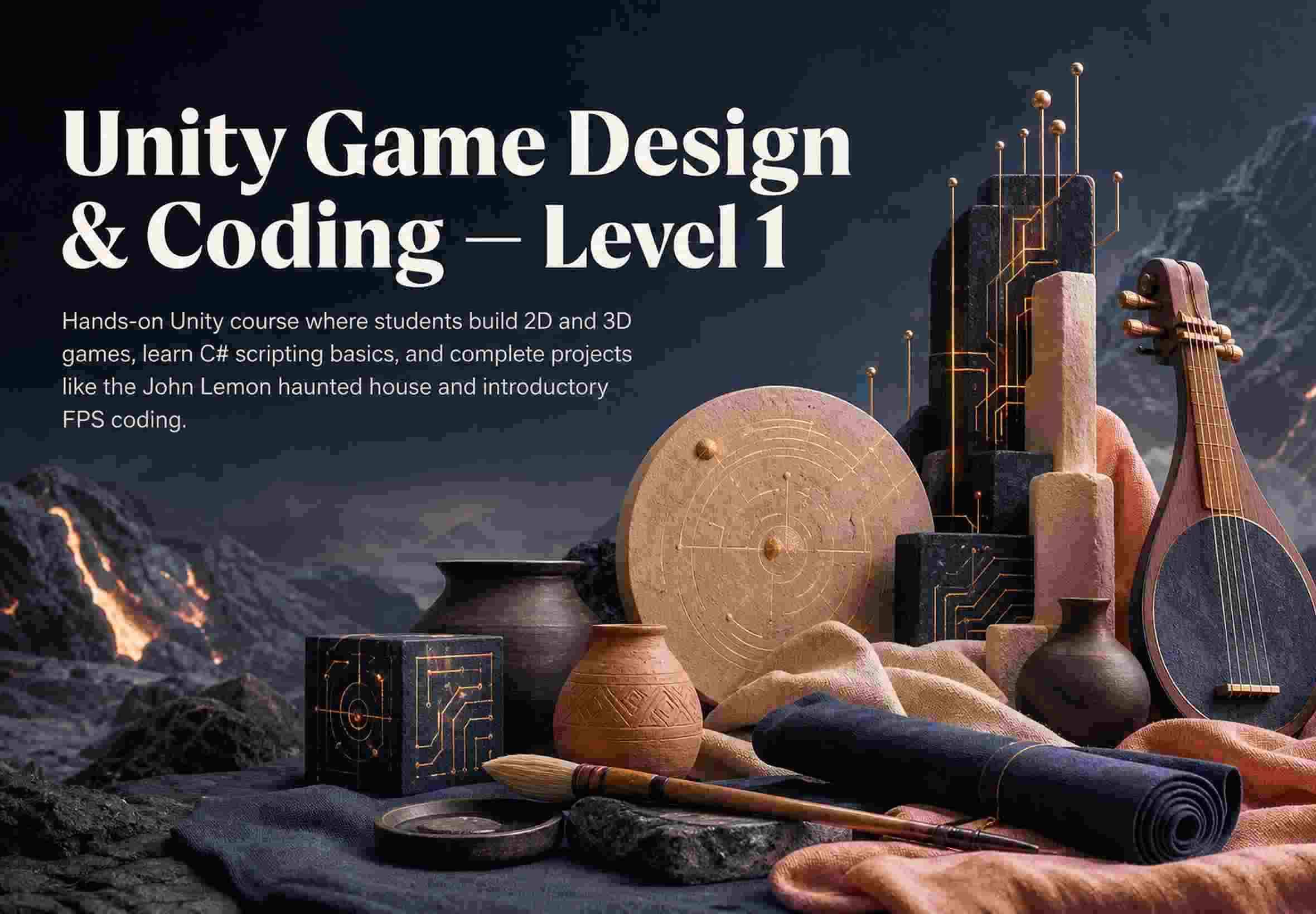 Unity Game Design & Coding — Level 1