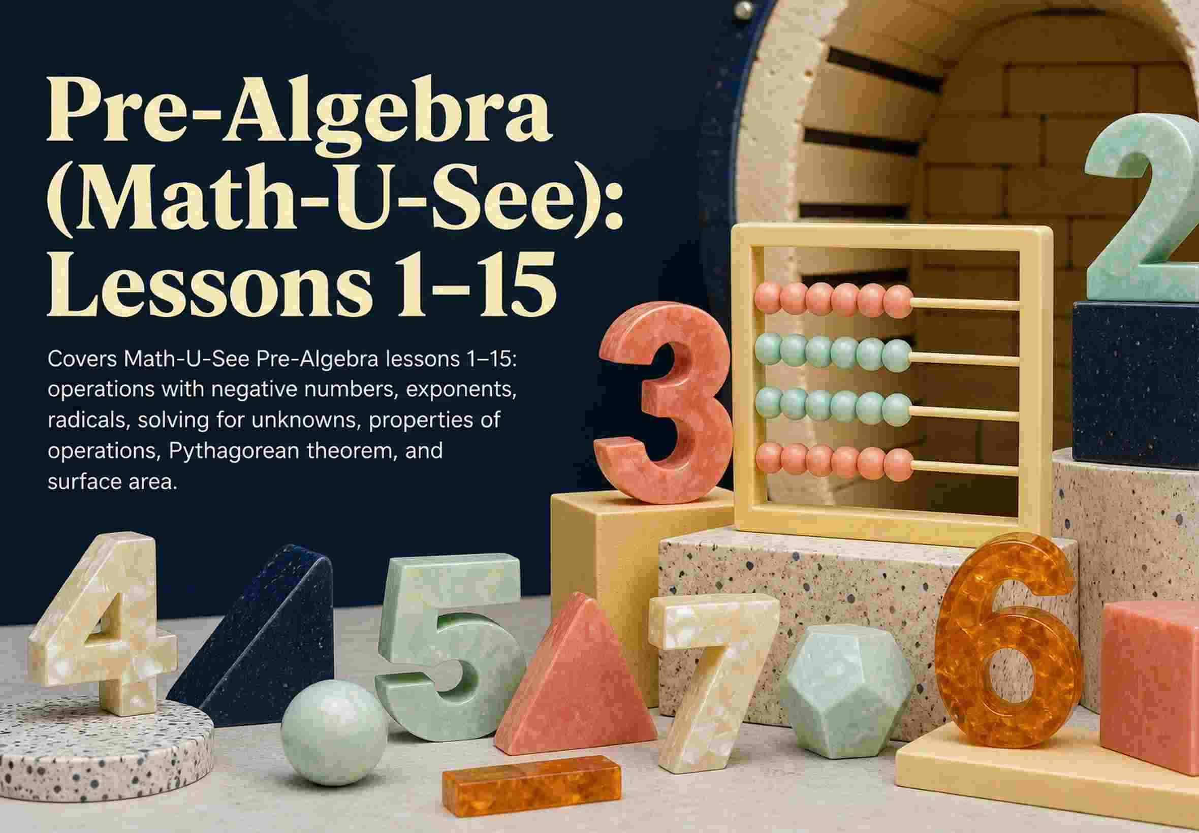 Pre-Algebra (Math-U-See): Lessons 1–15