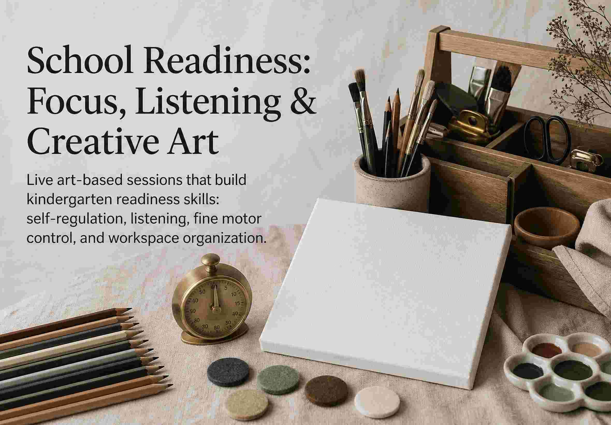 School Readiness: Focus, Listening & Creative Art
