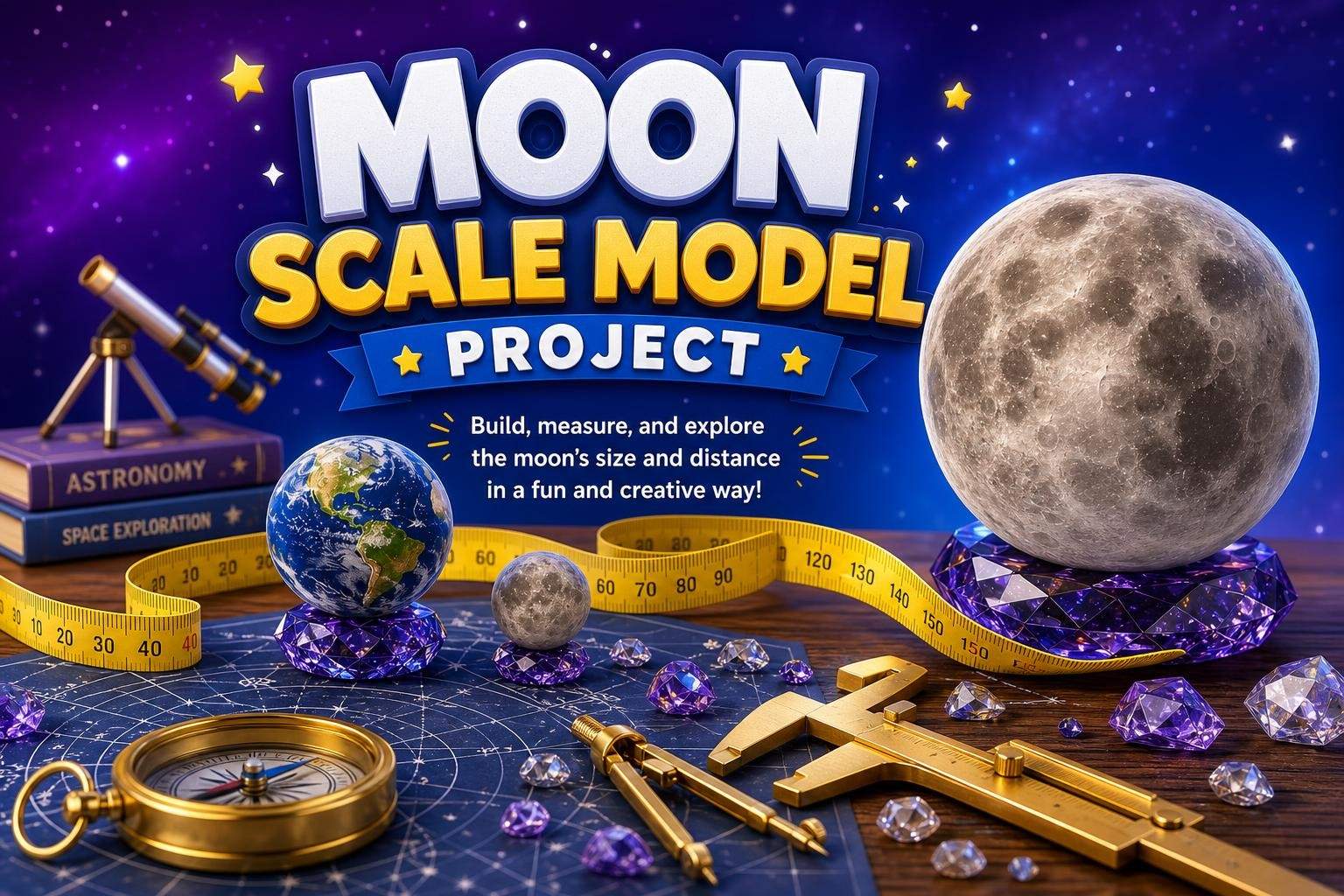 Moon Scale Model Project: How Far Away Is the Moon?