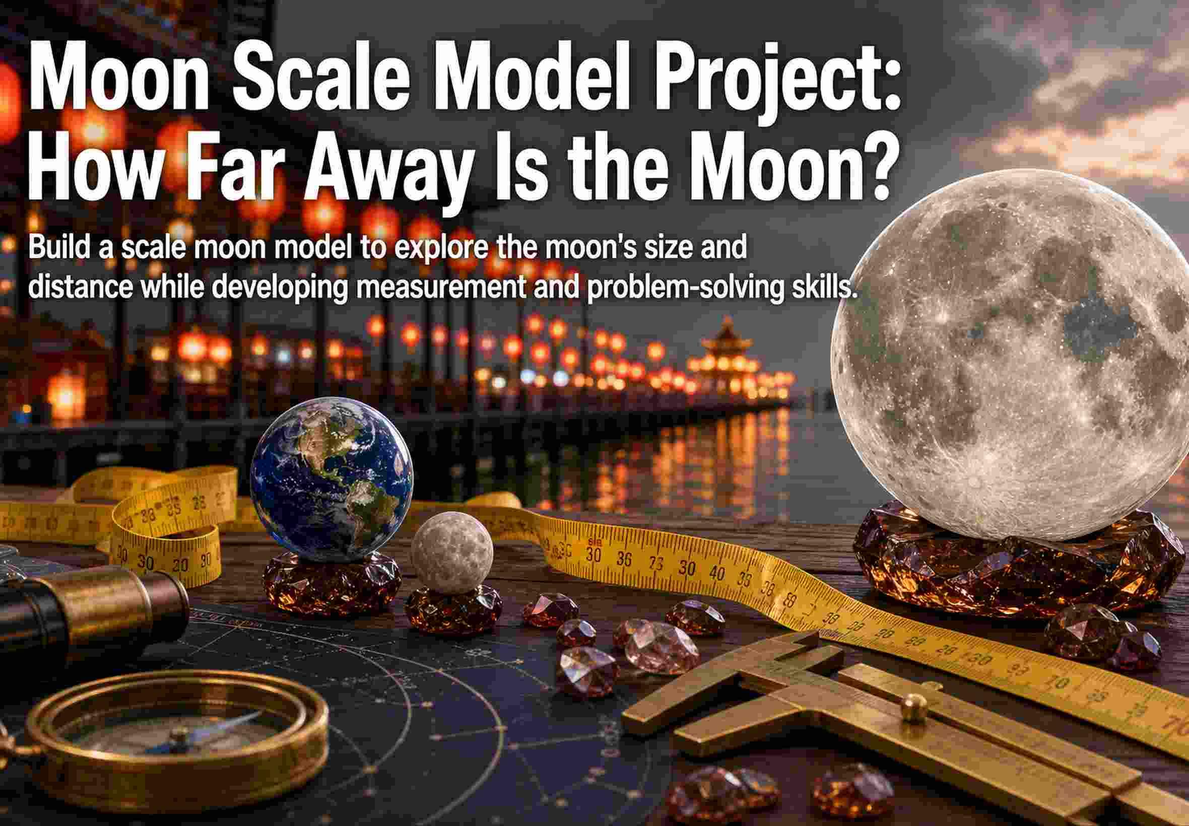 Moon Scale Model Project: How Far Away Is the Moon?