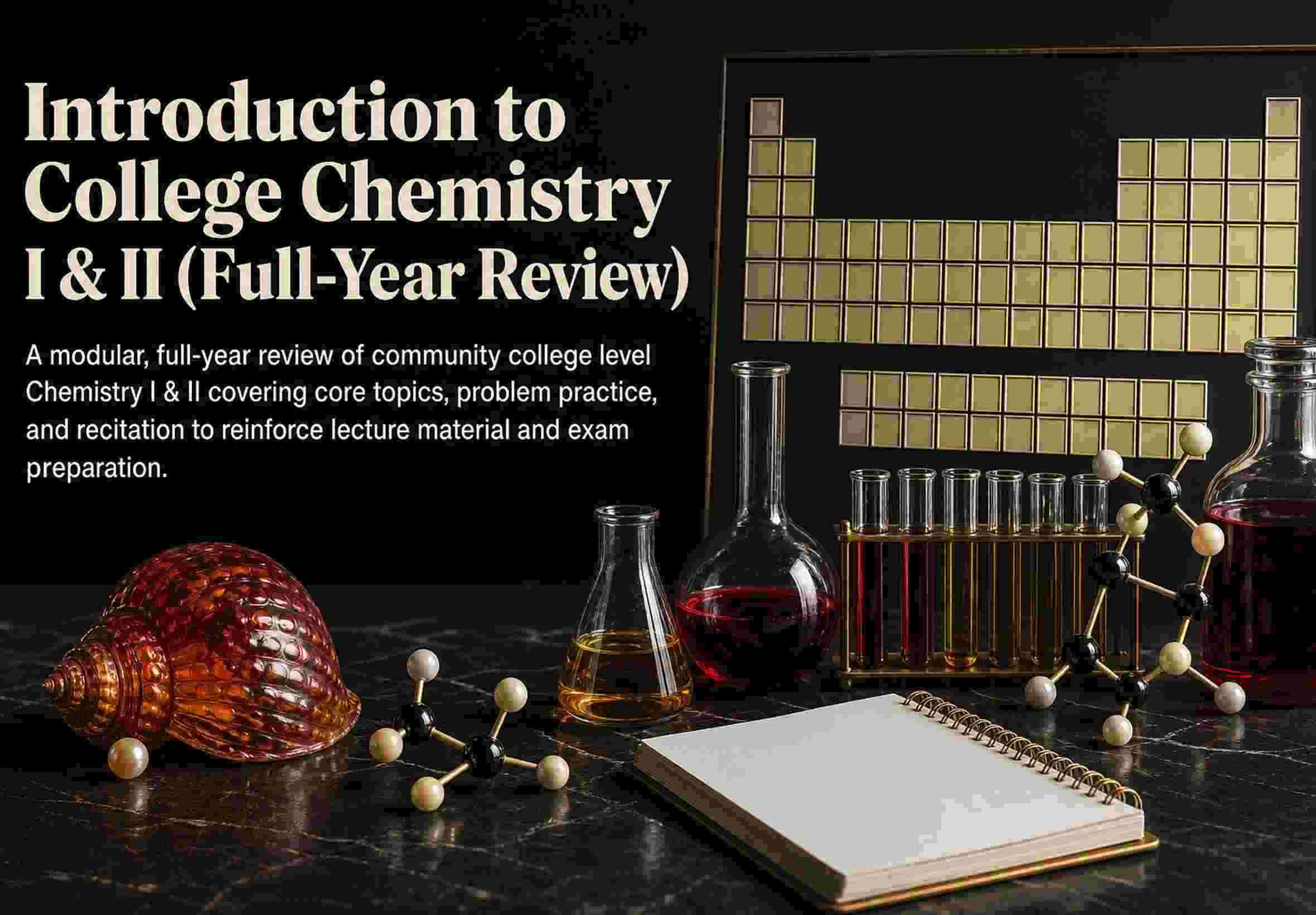 Introduction to College Chemistry I & II (Full-Year Review)