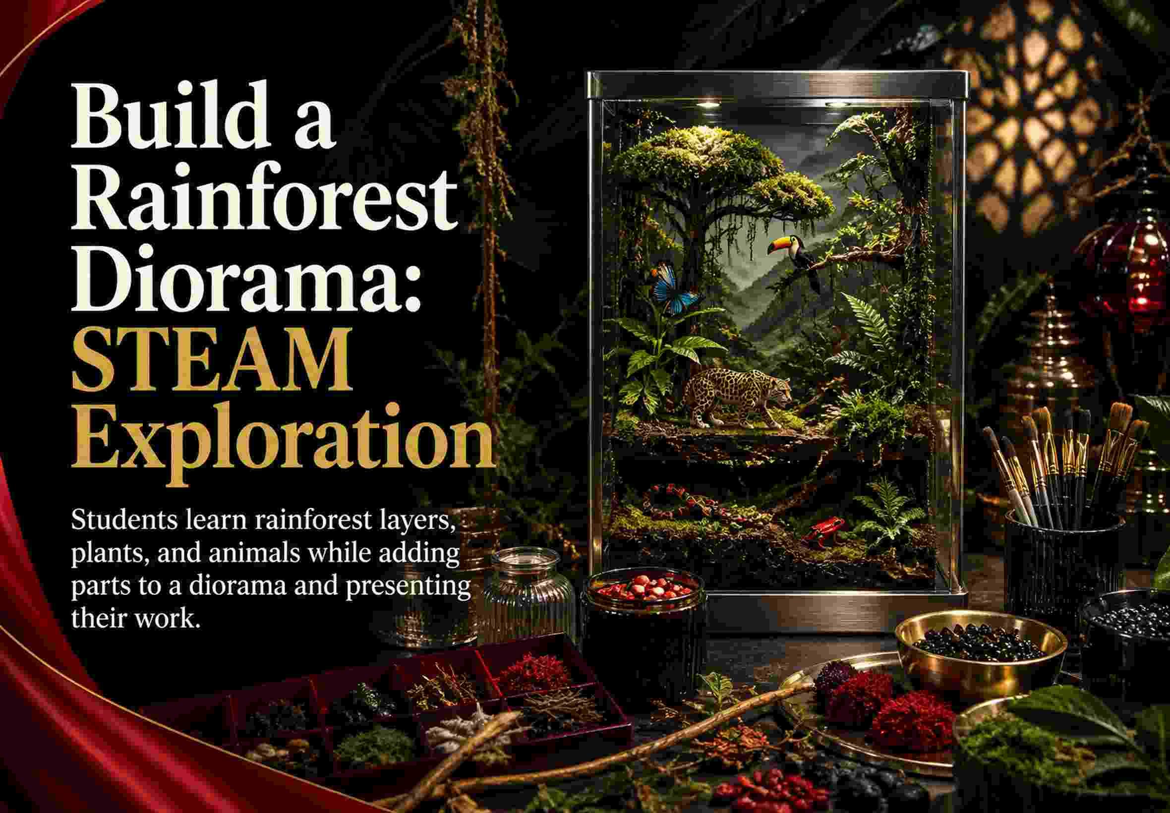 Build a Rainforest Diorama: STEAM Exploration