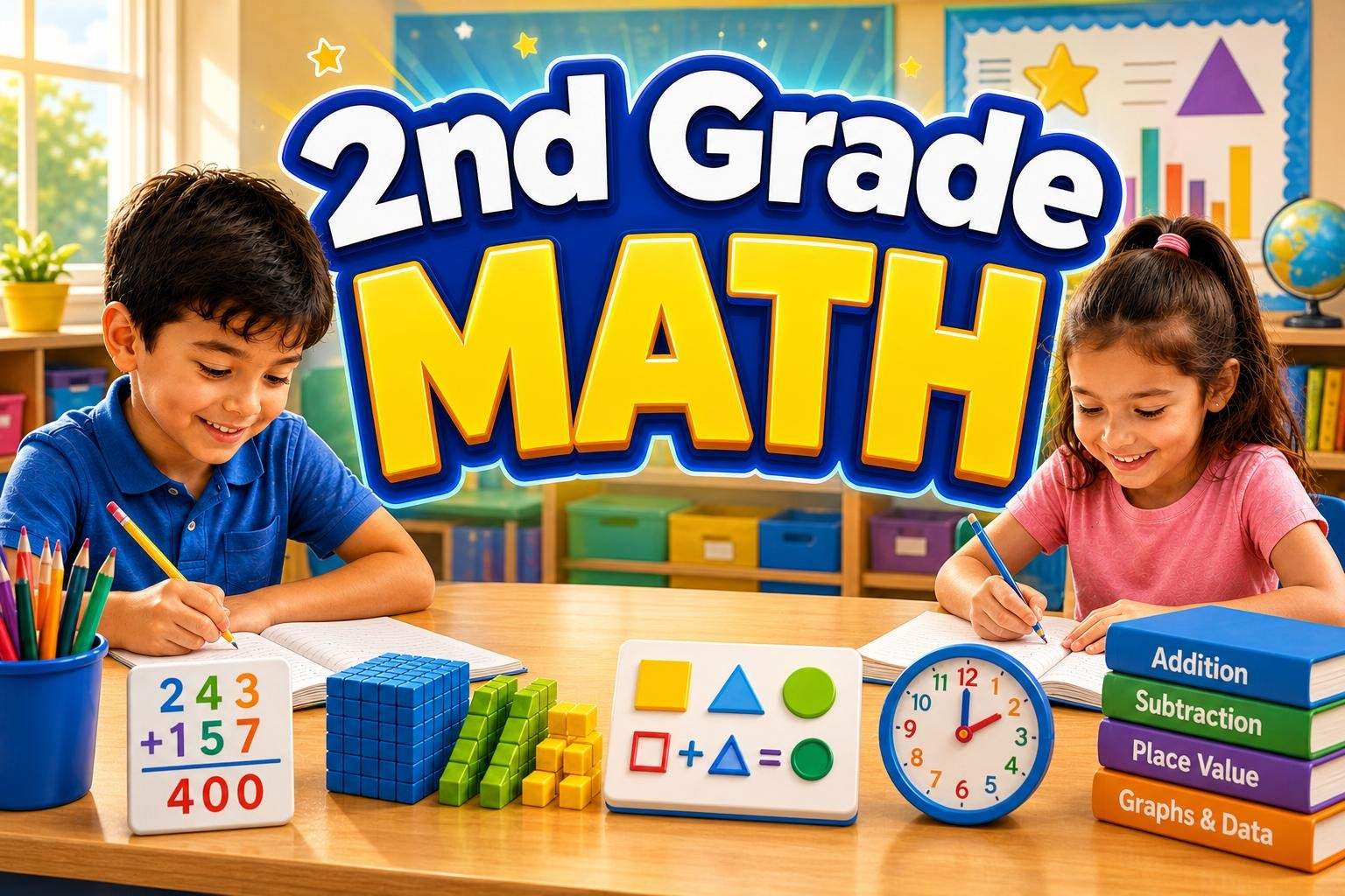 Grade 2 Math: Complete Curriculum in Addition, Subtraction and More
