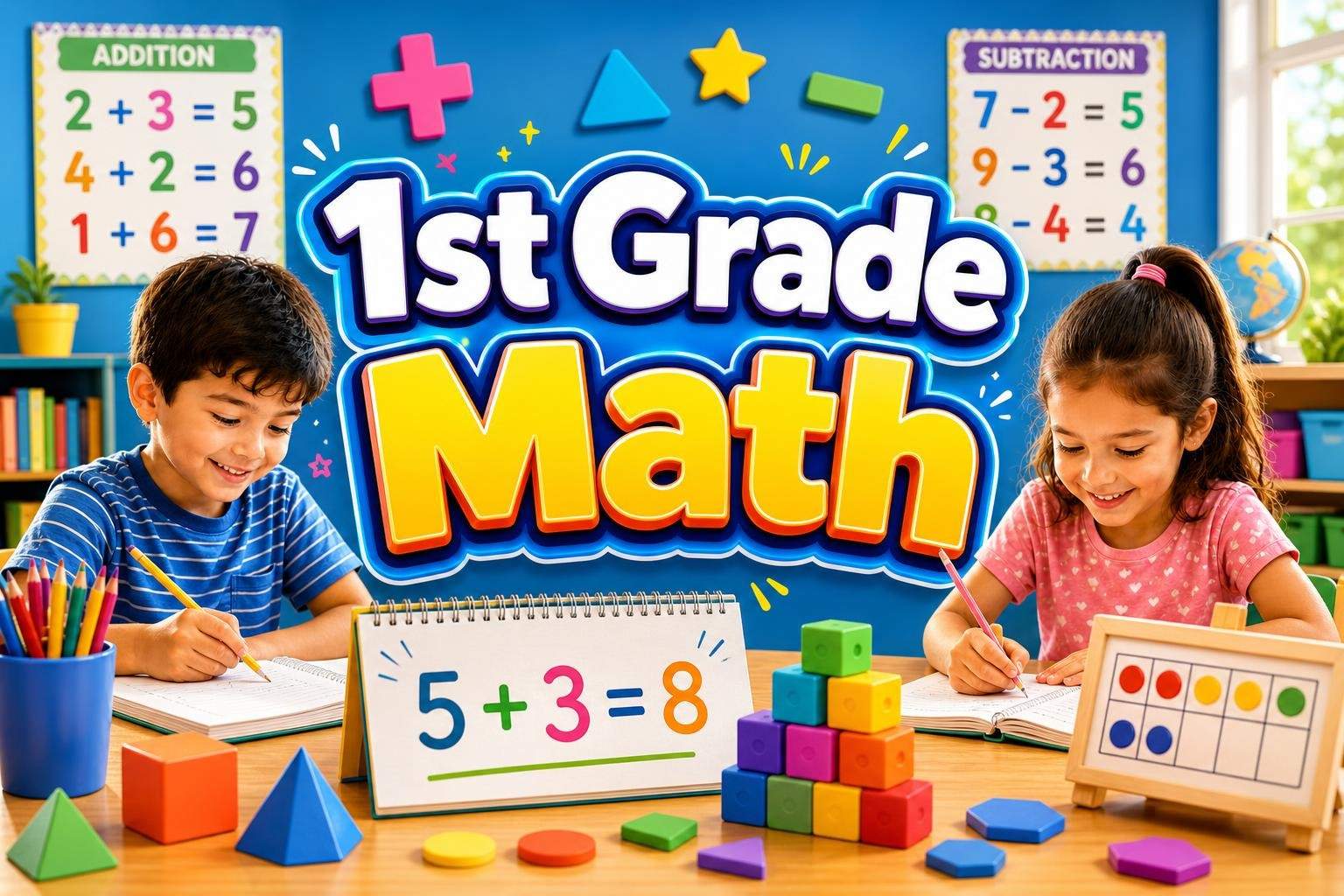 Grade 1 Math: Full Curriculum Aligned to Common Core
