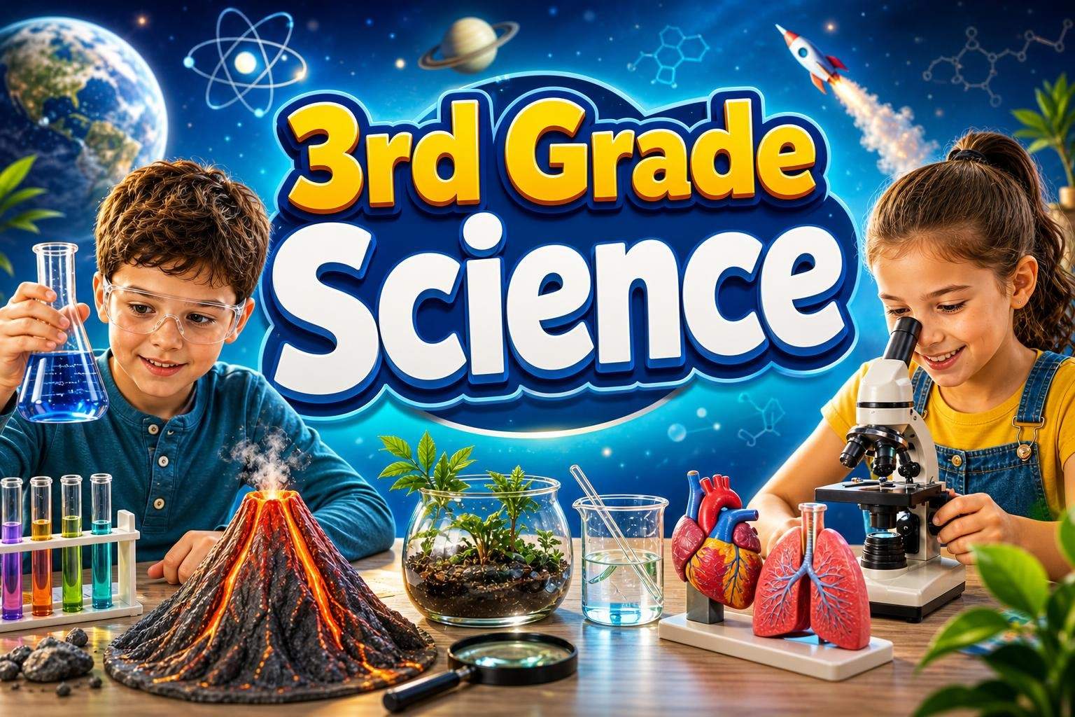 Grade 3 Science: Forces, Life, Weather & Earth