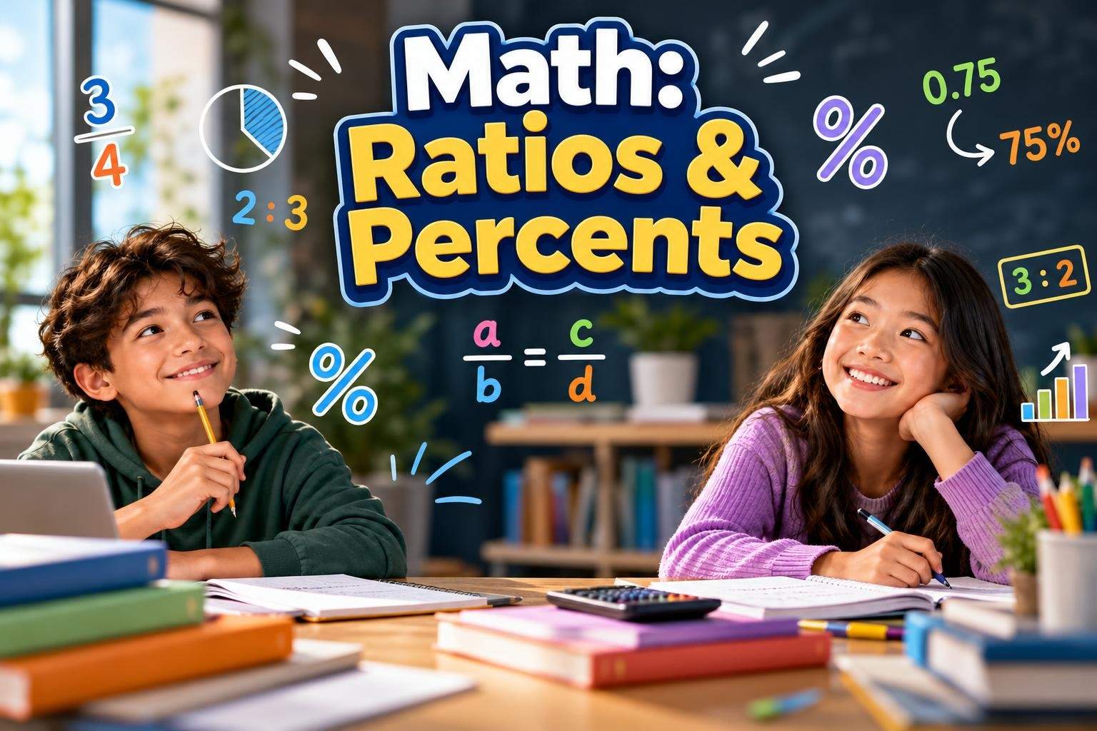 Grade 6 Math: Ratios, Rates, Percents & Number Operations