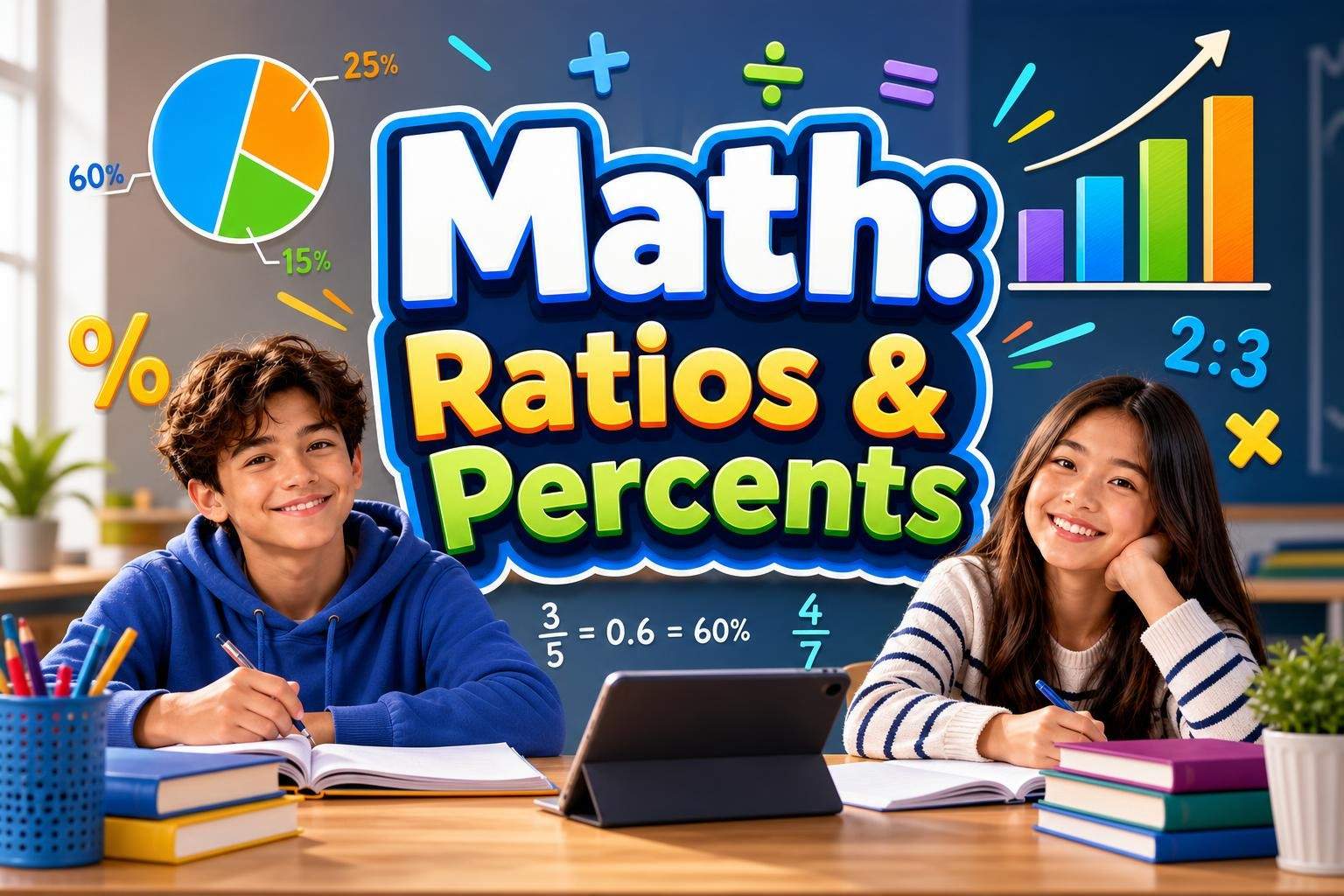 7th Grade Math: Ratios, Proportions, Percents and Rational Numbers