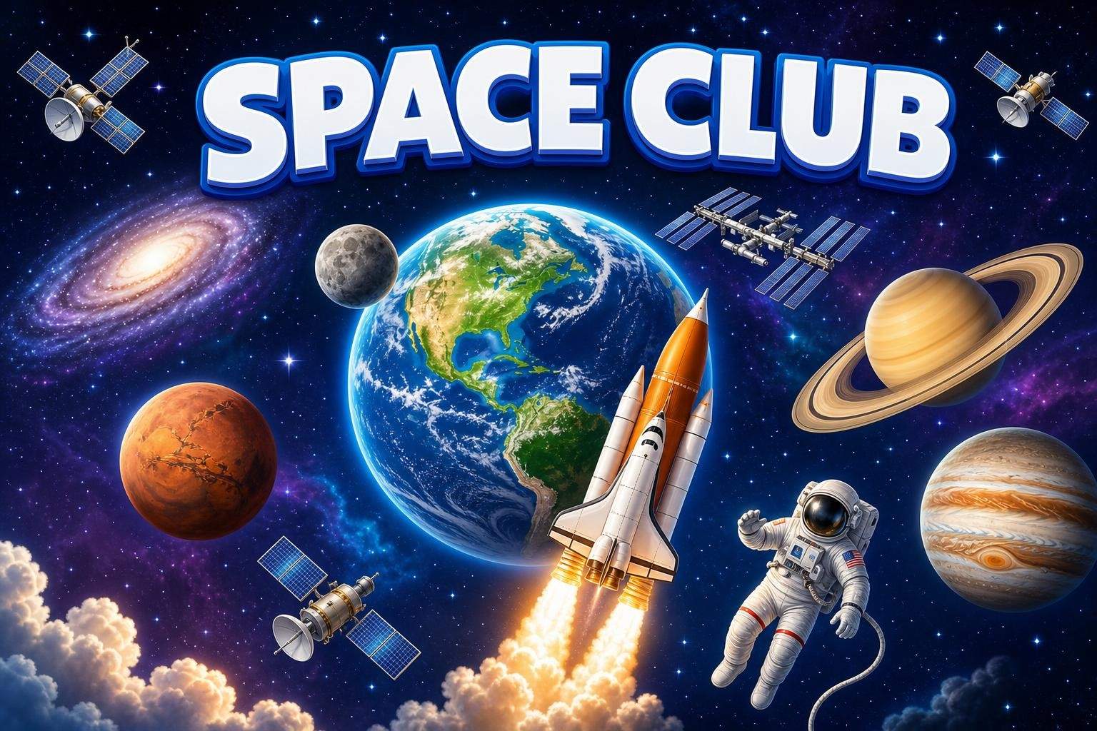 Astronomy and Space Science Club: Planets, Stars, NASA Missions (Ages 7-10)