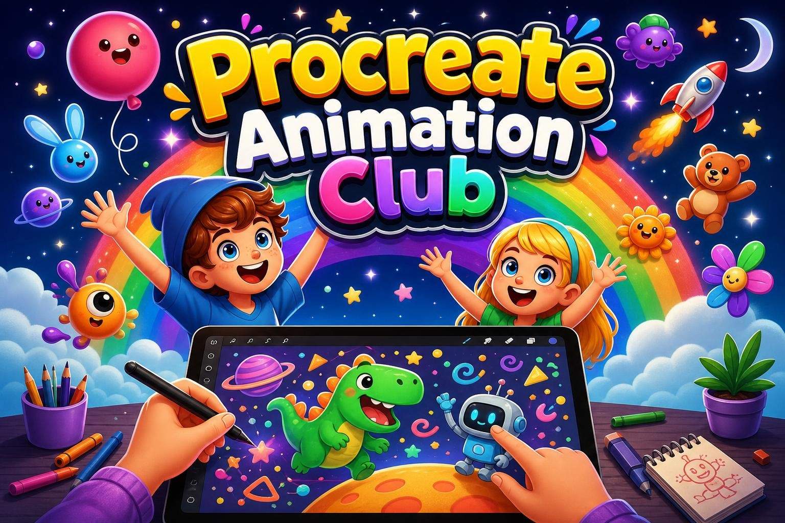 Procreate Animation: 12 Principles Summer Camp (Ages 6-11)