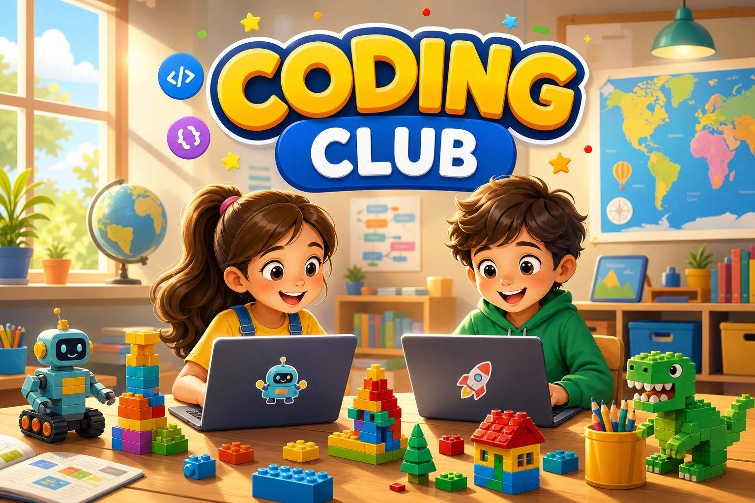 Block Coding Club for Grades 2 to 4: Scratch, Code.org & Tynker