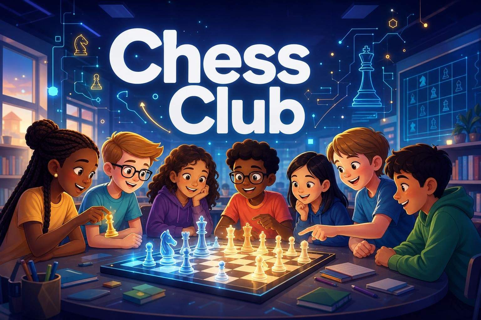 Chess Club: Advanced Beginner to Intermediate Players