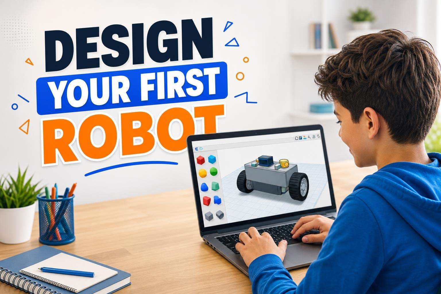 Robotics: Design Your First Robot with Tinkercad