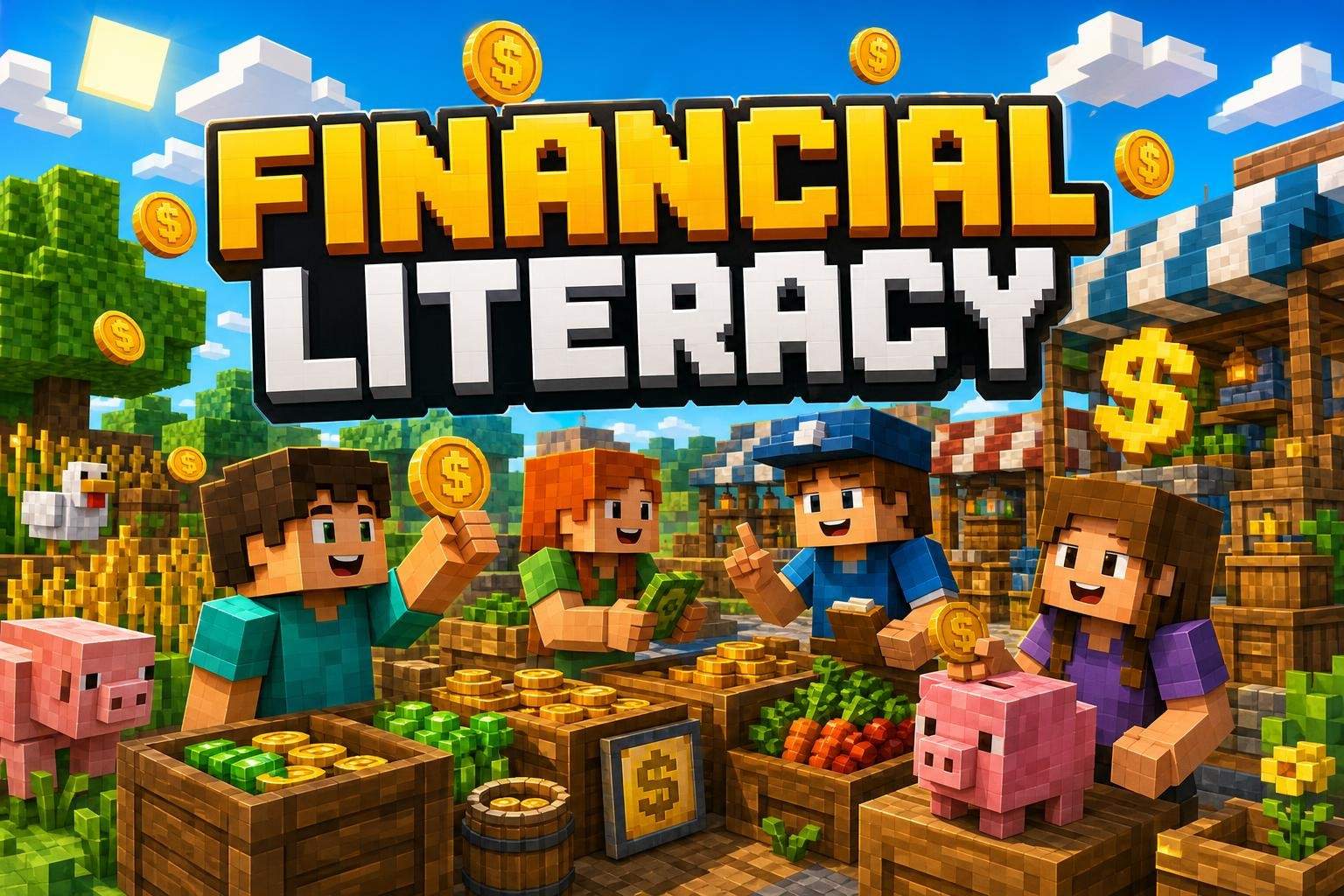 Minecraft Financial Literacy for Grades 4-6: Budgeting and Trade