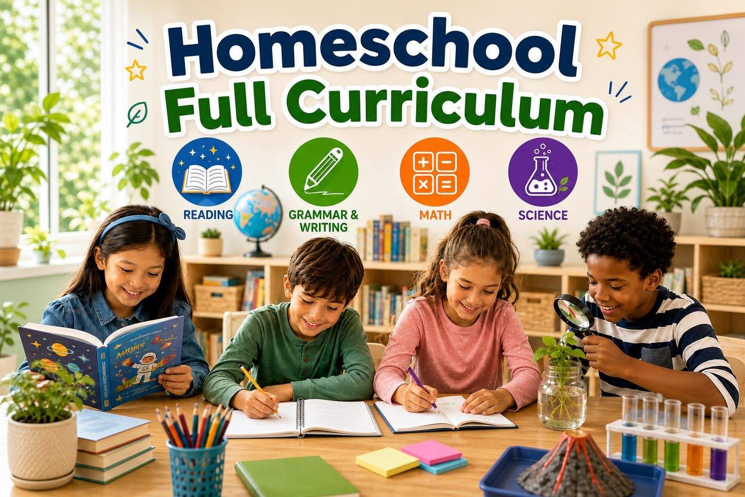 Grade 3 Full Curriculum: English, Math & Science
