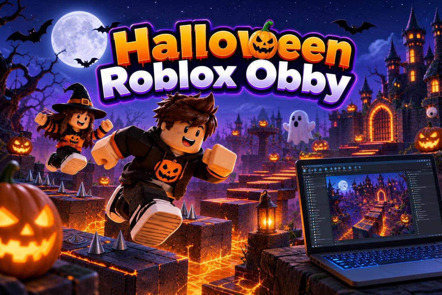 Roblox Studio Halloween Obby: Design, Build and Code