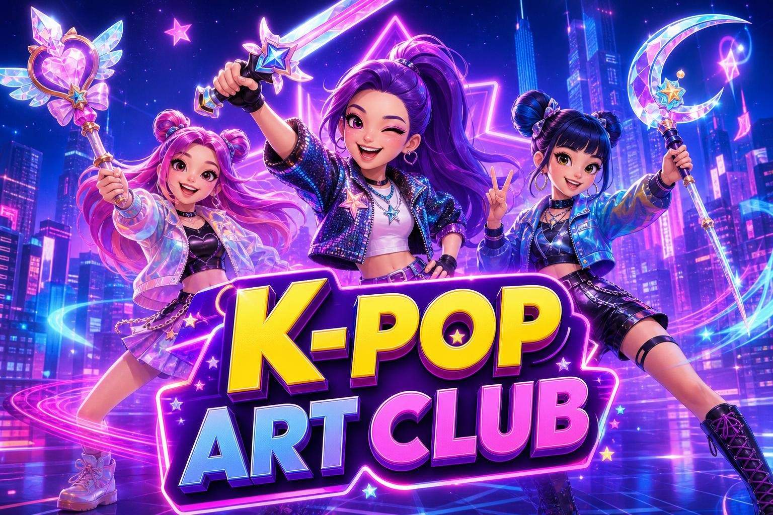 K-Pop Demon Hunters Fan Art Club: Weekly Drawing and Design