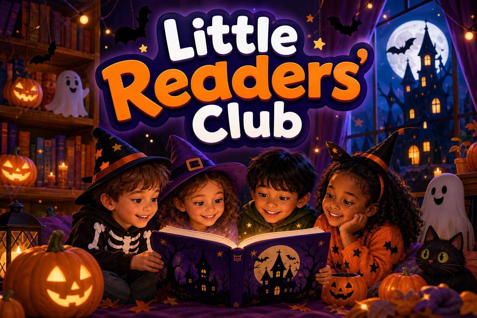 Grades 1-2 Reading Club: Spooky Halloween Stories