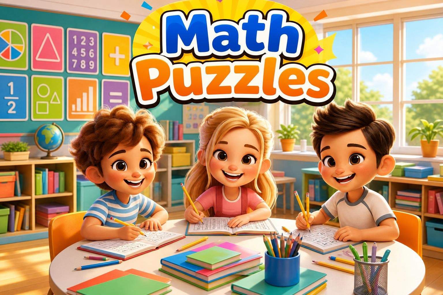 Math Games and Logic Puzzle Club for Ages 8-10