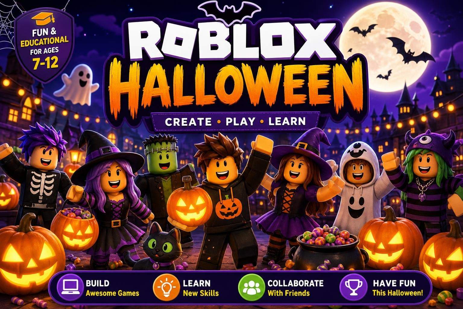 Roblox Halloween Gaming Club: Spooky Games