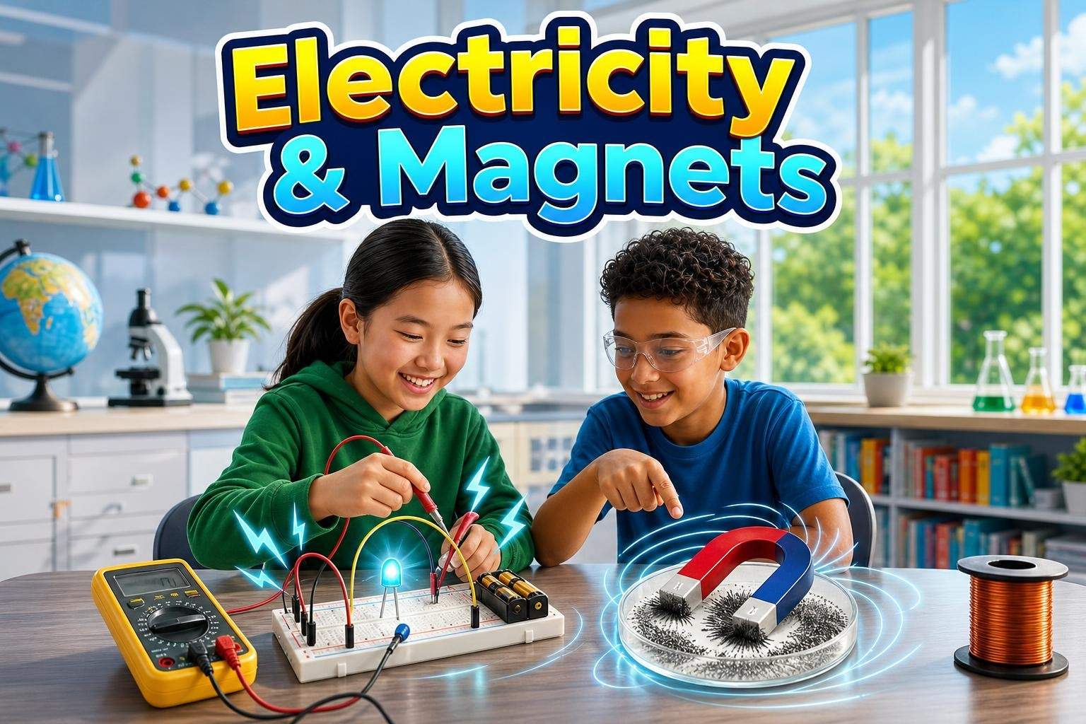 Electricity and Magnetism Club: Hands-On Science for Ages 7-10