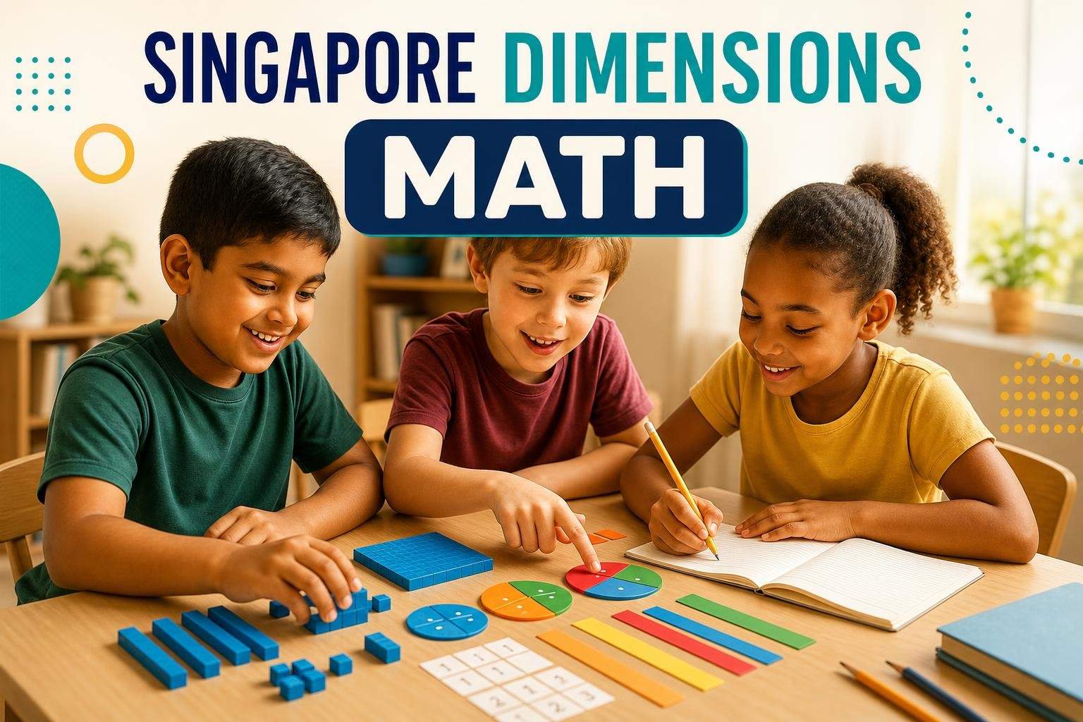 Singapore Dimensions Math 3A Grade 3: Numbers, Fractions & Multiplication