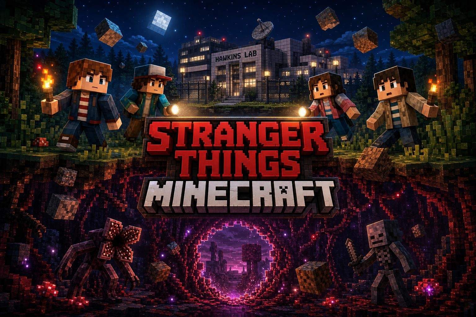 Minecraft Build Club: Recreate Hawkins From Stranger Things for Grades 3-6