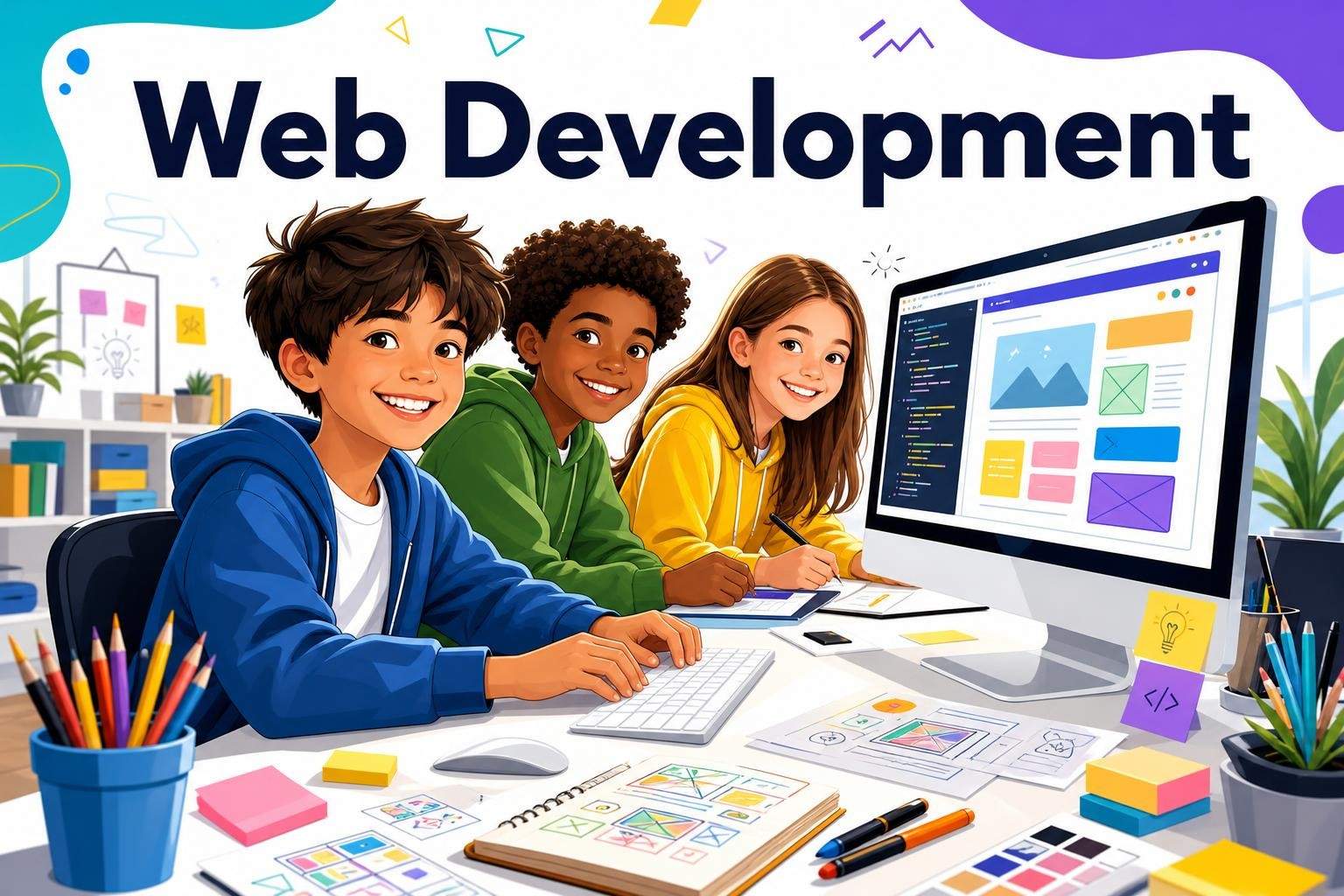 Web Design for Beginners: Build 6 Websites with HTML, CSS & JavaScript