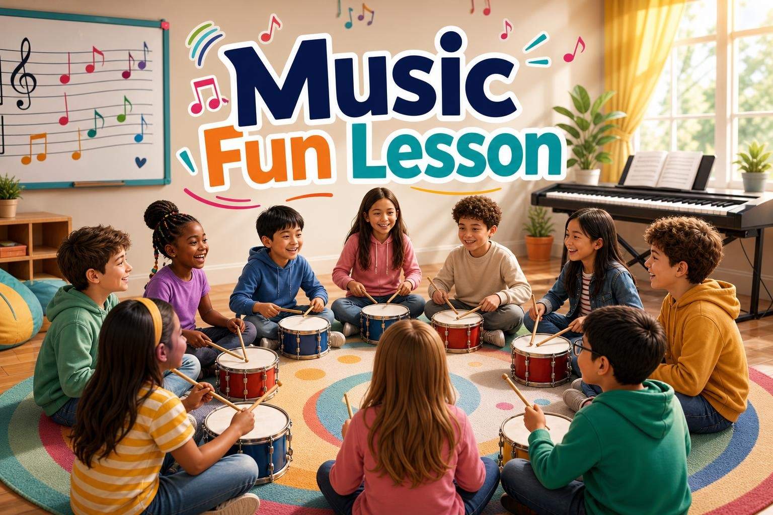 Music and Rhythm for Kids with ADHD and Autism (Ages 7-12)