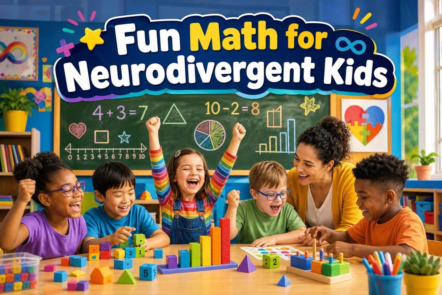 One-on-One Math Tutoring for Dyscalculia, ADHD, and Autism (Age 5+)
