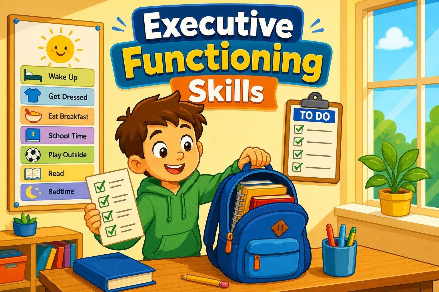 Executive Functioning and Life Skills for Children with Autism and ADHD (Ages 7+)