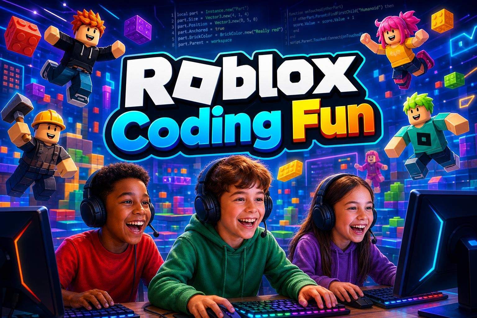 Roblox Community: Coding, Builds and Monthly Challenges (Ages 7-12)