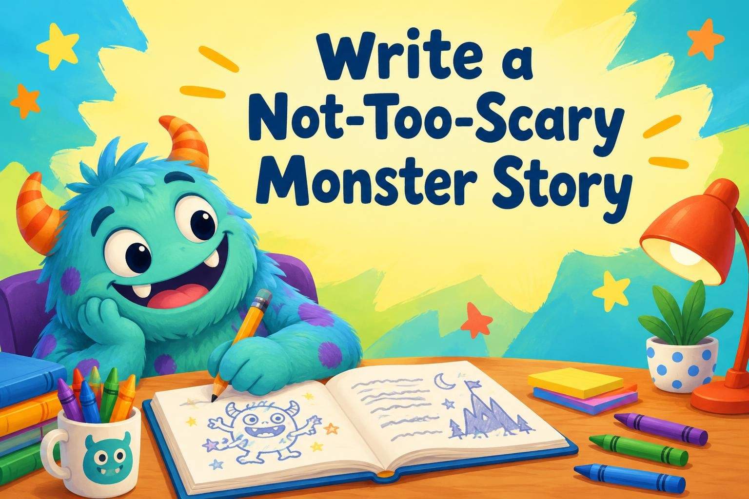 Write a Not-Too-Scary Monster Story